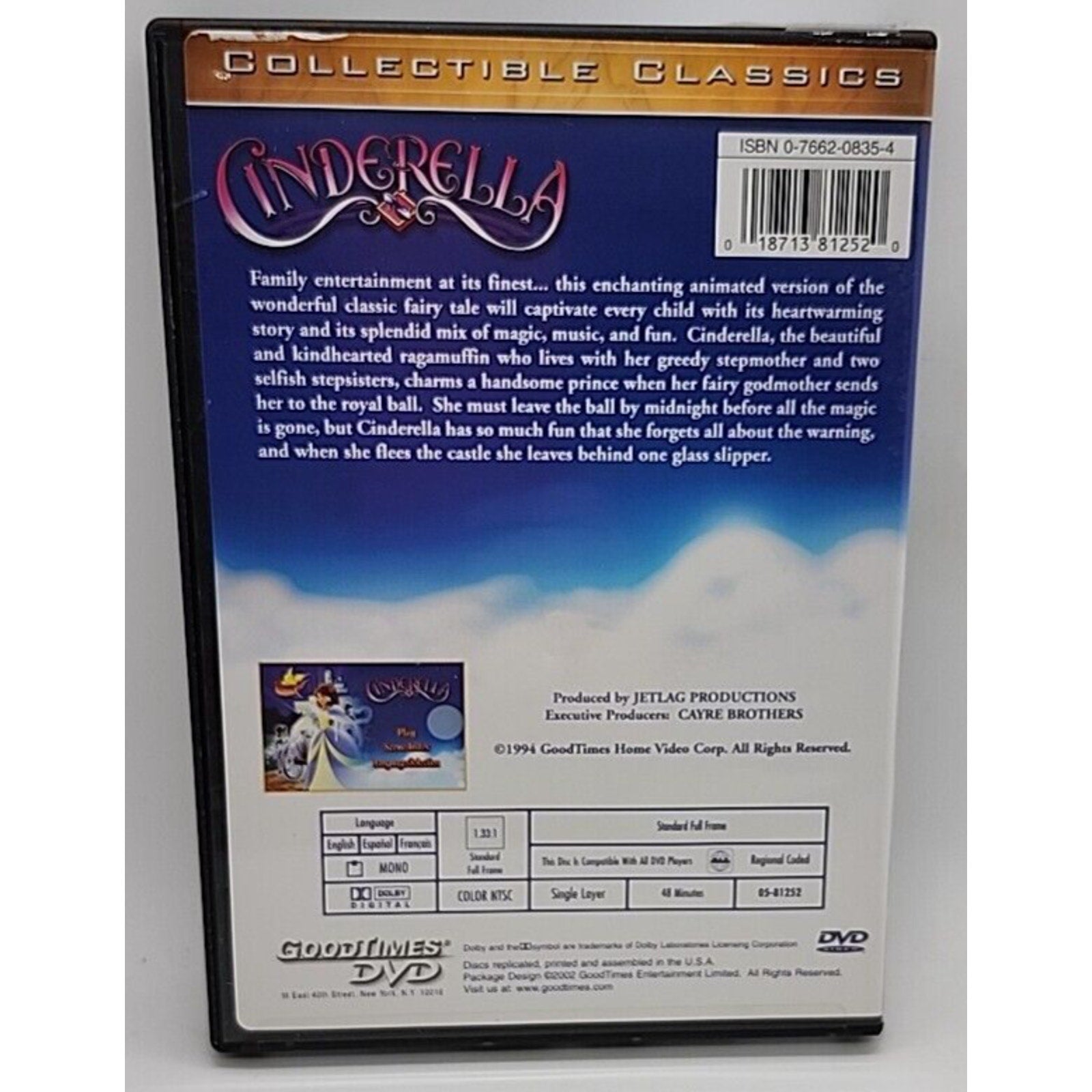 Cinderella (Jetlag Productions) (DVD)