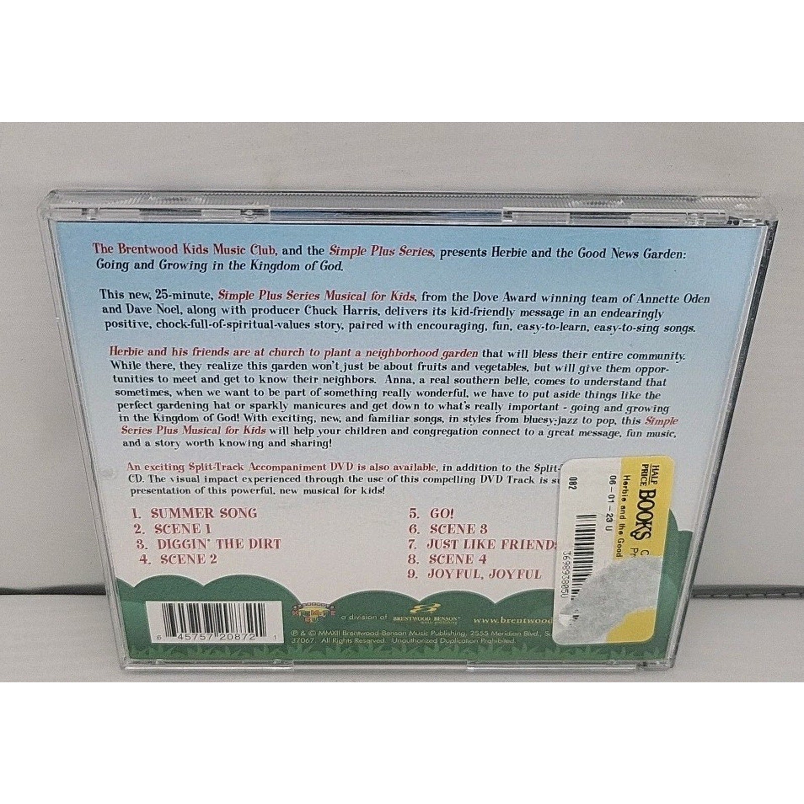 Herbie and the Good News Garden Simple Plus Musical for Kids CD