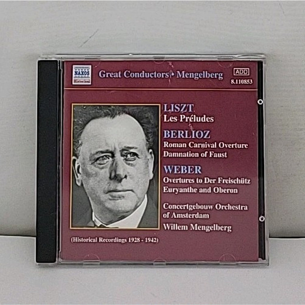 Preludes/Roman Carnival Ov/Damnation of Faust/& by Willem Mengelberg (CD, 2002)
