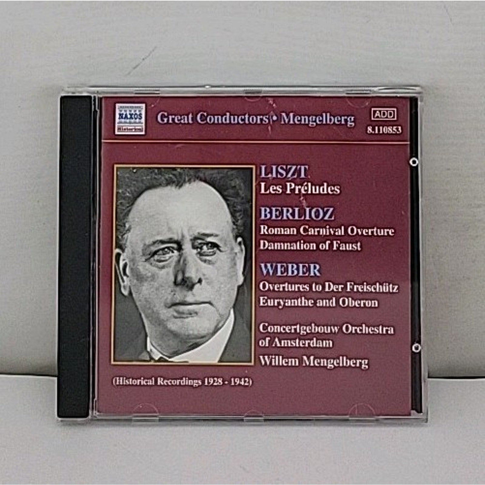 Preludes/Roman Carnival Ov/Damnation of Faust/& by Willem Mengelberg (CD, 2002)