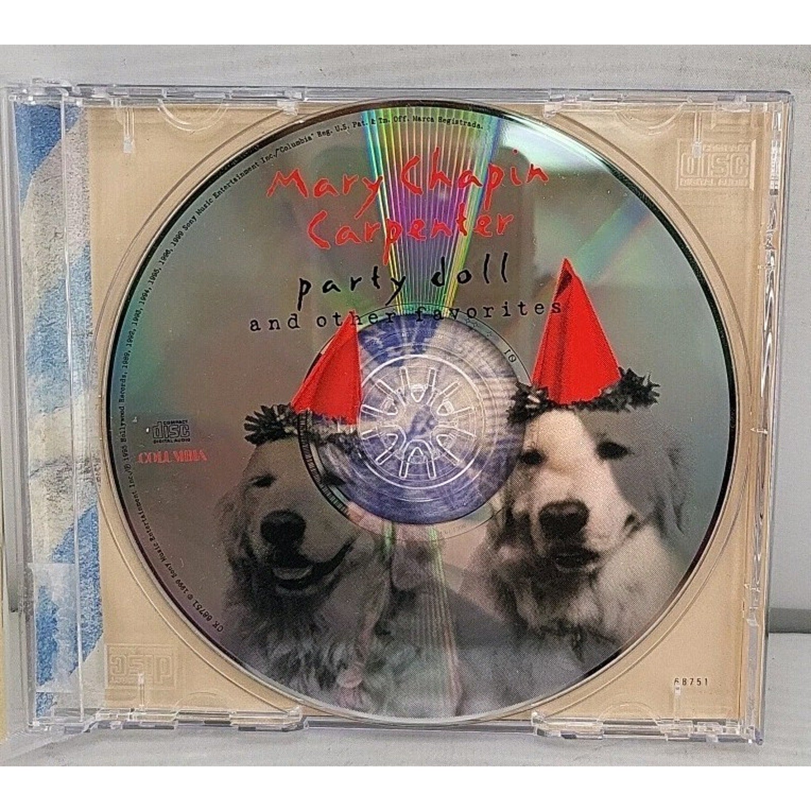 Party Doll & Other Favorites by Mary Chapin Carpenter (CD, 1999)