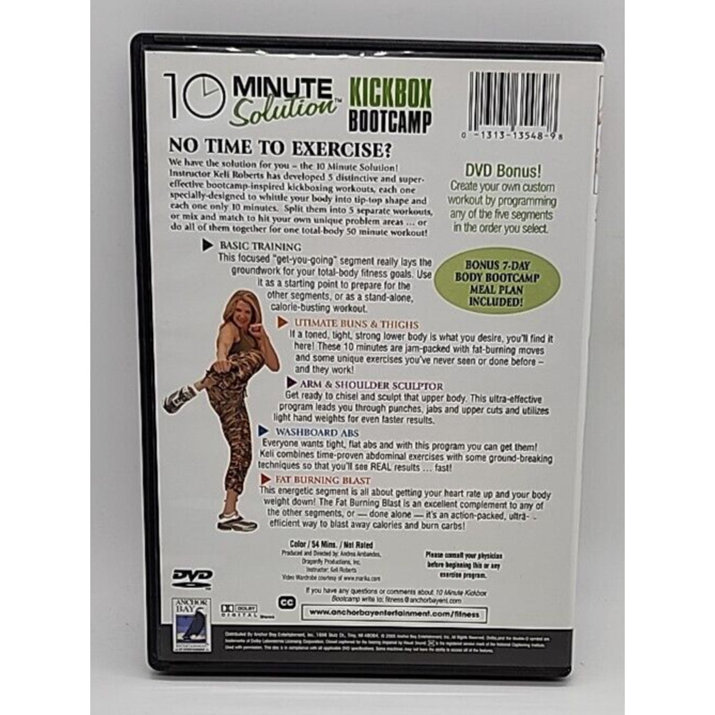 10 Minute Solution: Kickbox Bootcamp (DVD, 2005)