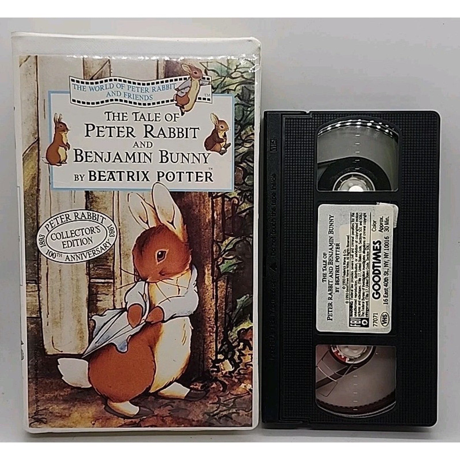 The Tale of Peter Rabbit and Benjamin Bunny (VHS, 1993)