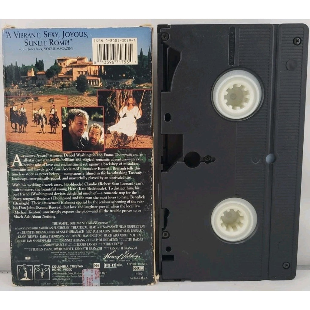 Much Ado About Nothing (VHS, 1994, Closed Captioned)