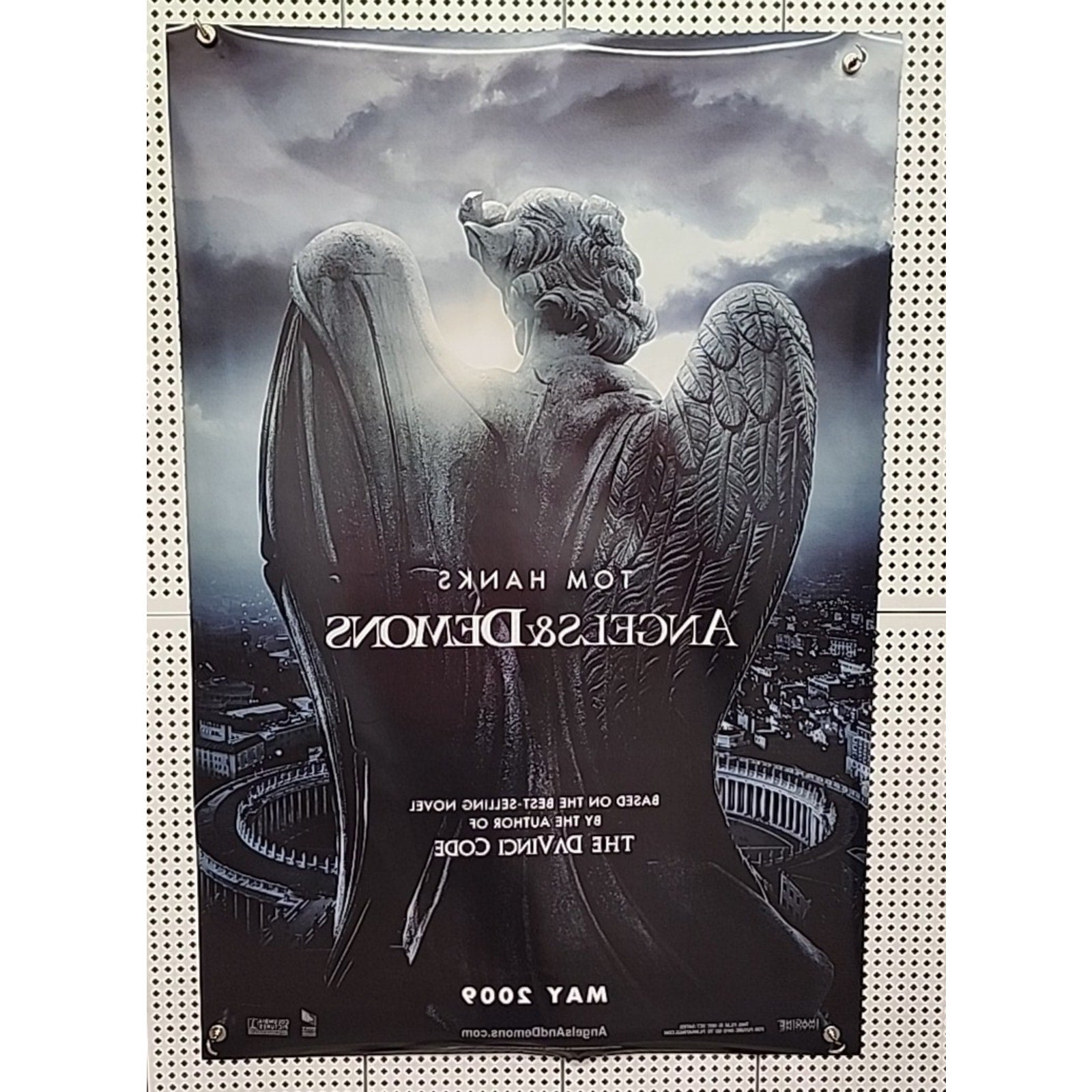 Angels & Demons Movie Poster Tom Hanks 2009 Original DS One Sheet Advance