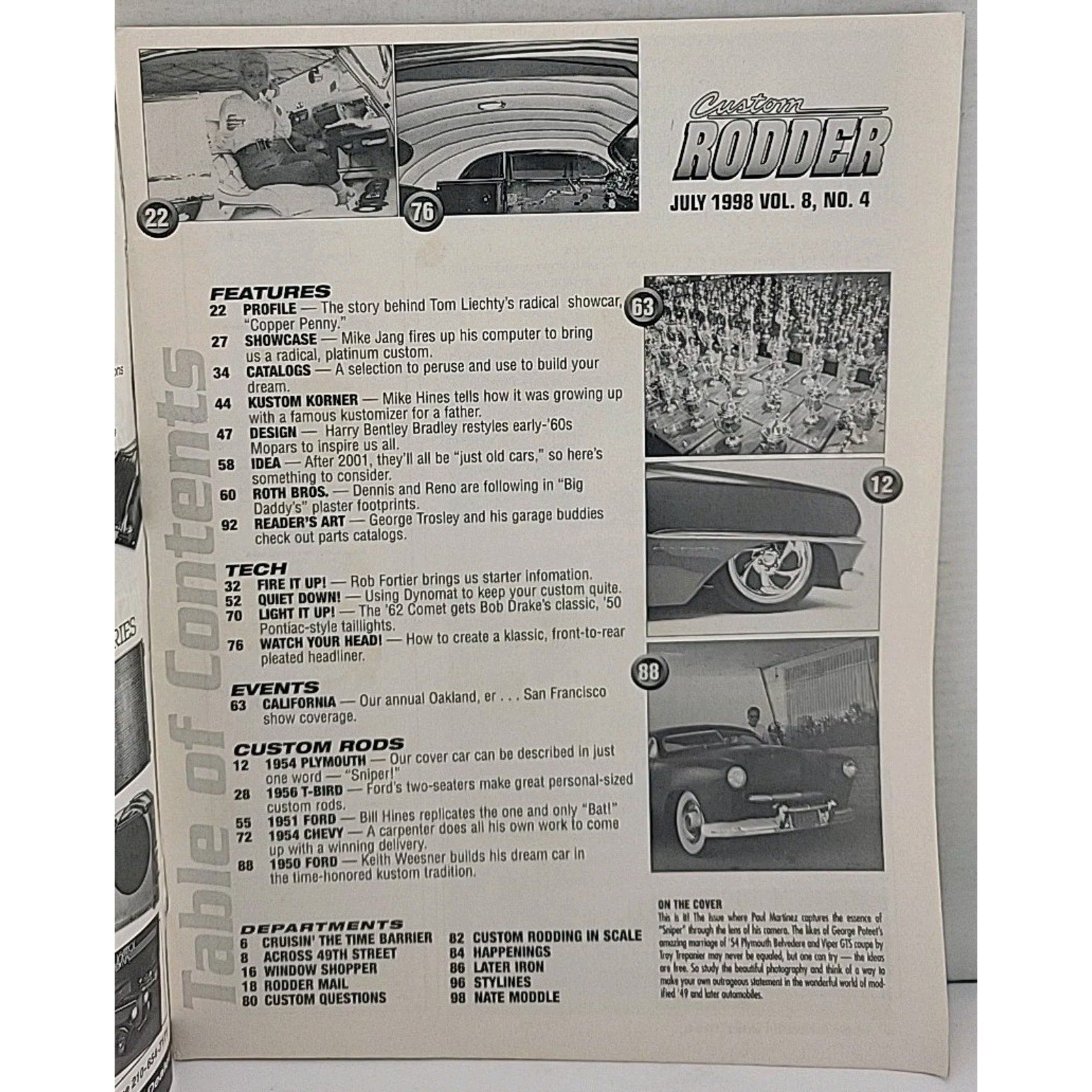 Custom Rodder Magazine - July 1998 - Volume 8 No. 4