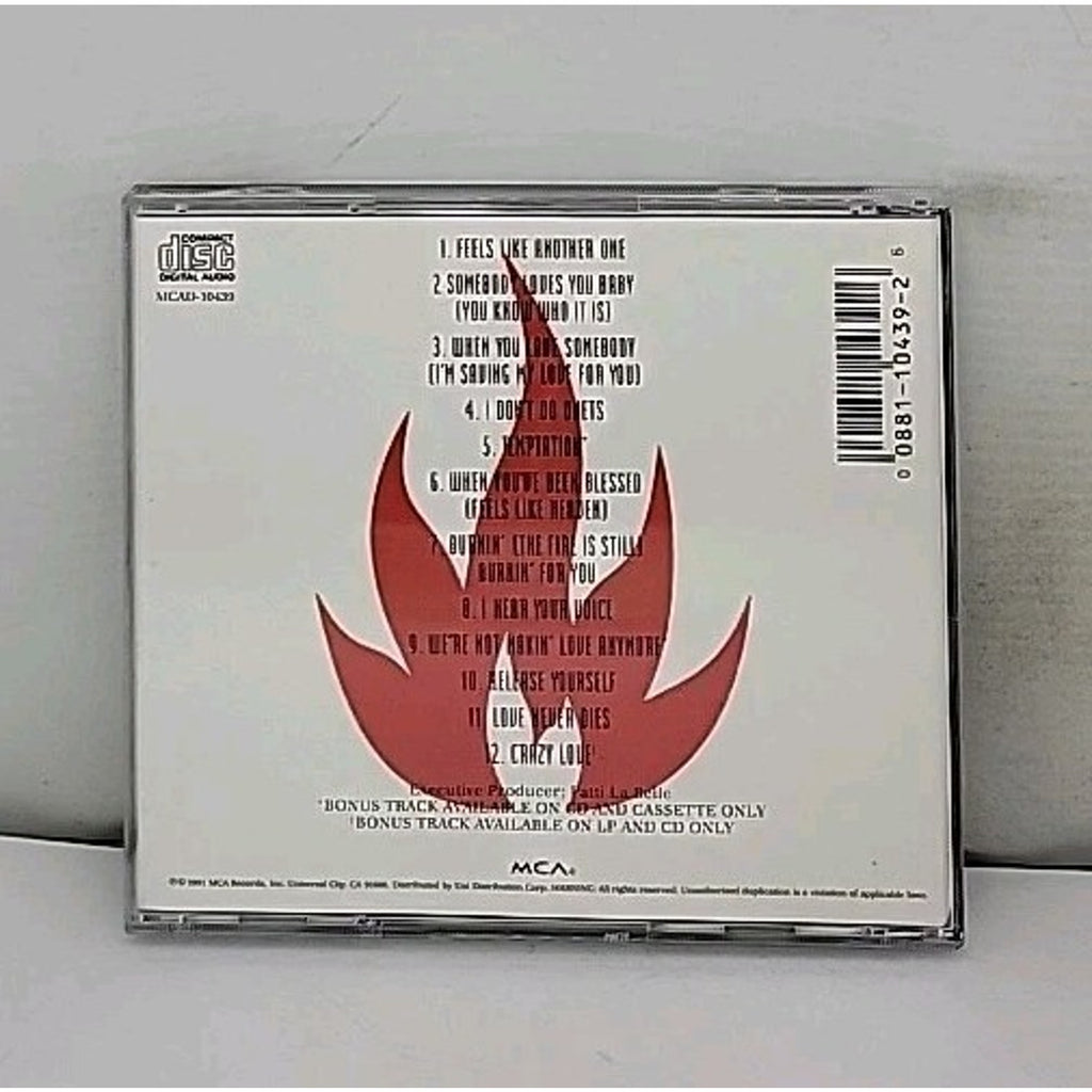 Burnin by La Belle, Patti (CD, 1991)