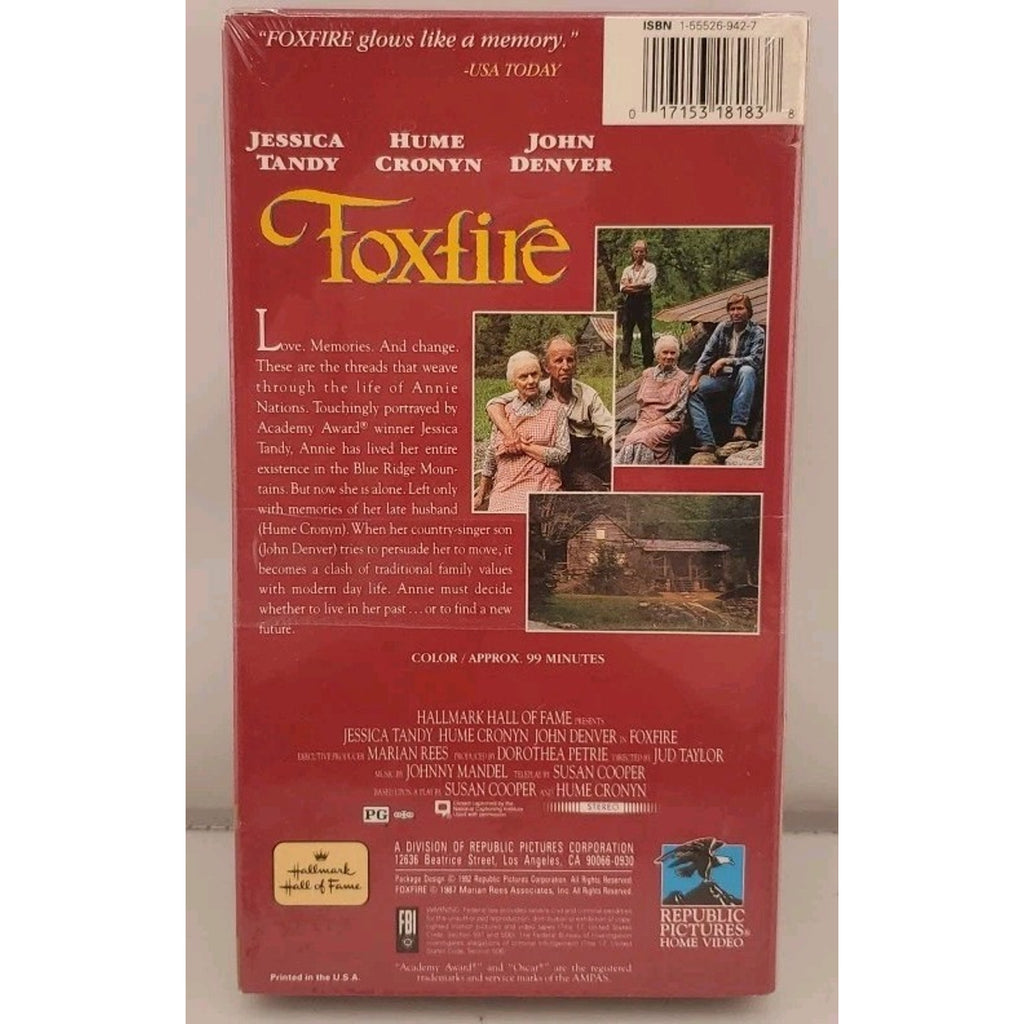 Foxfire (VHS, 1992) *Brand New*