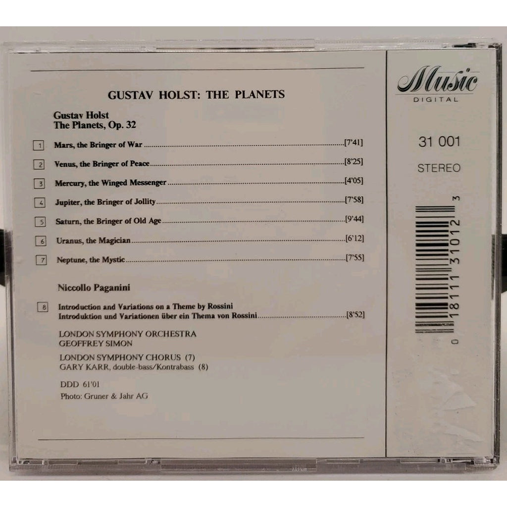 Gustav Holst: The Planets CD