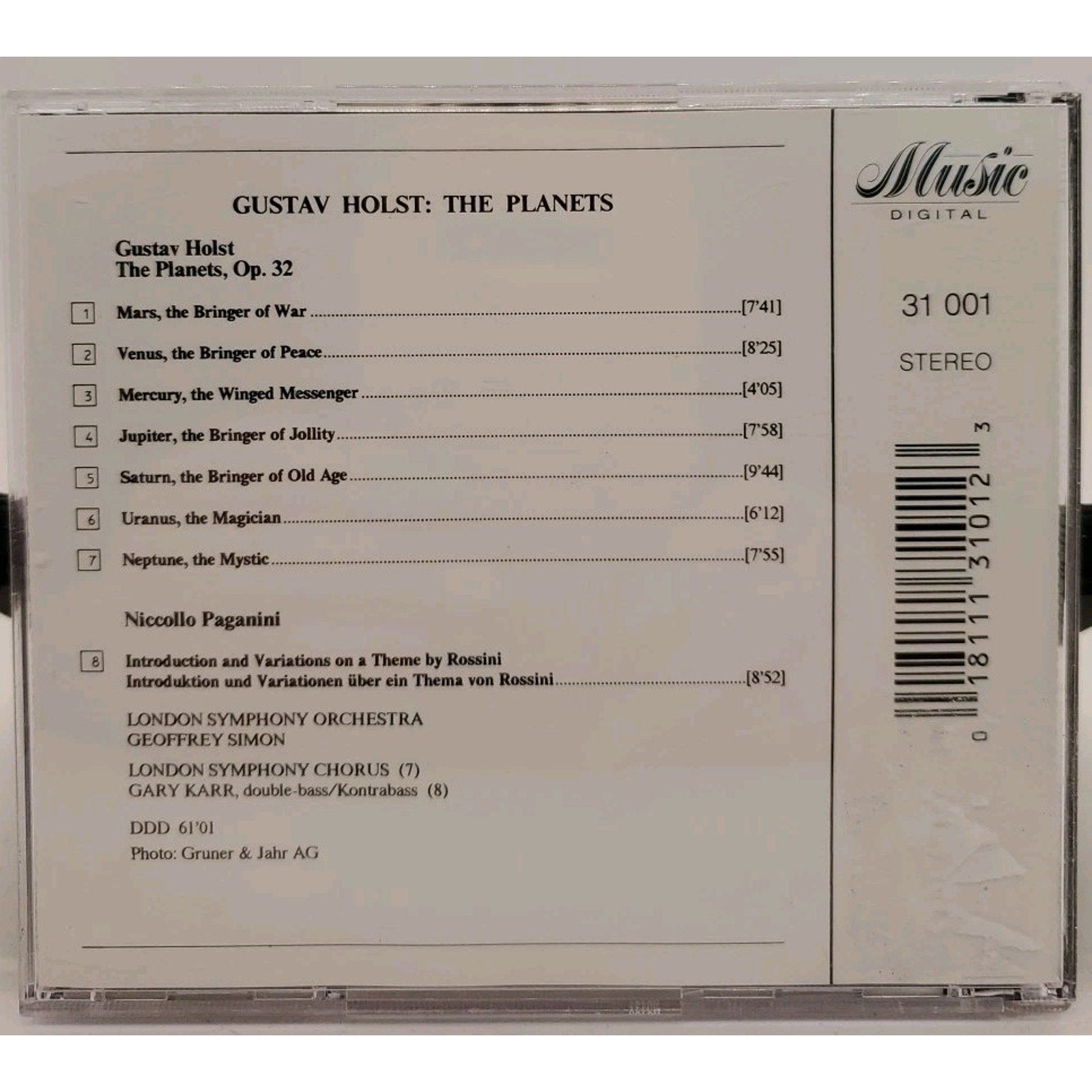 Gustav Holst: The Planets CD