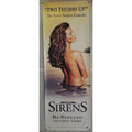 1994 Sirens Video Movie Poster - Elle Macpherson 71.5x26