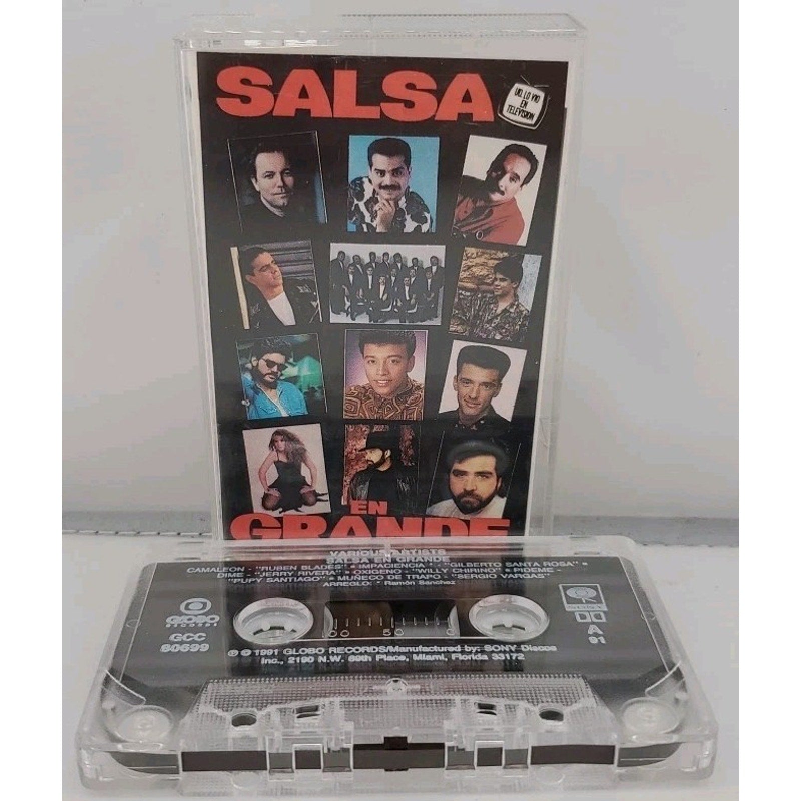Salsa en Grande by Various Artists (Cassette, Globo Records)