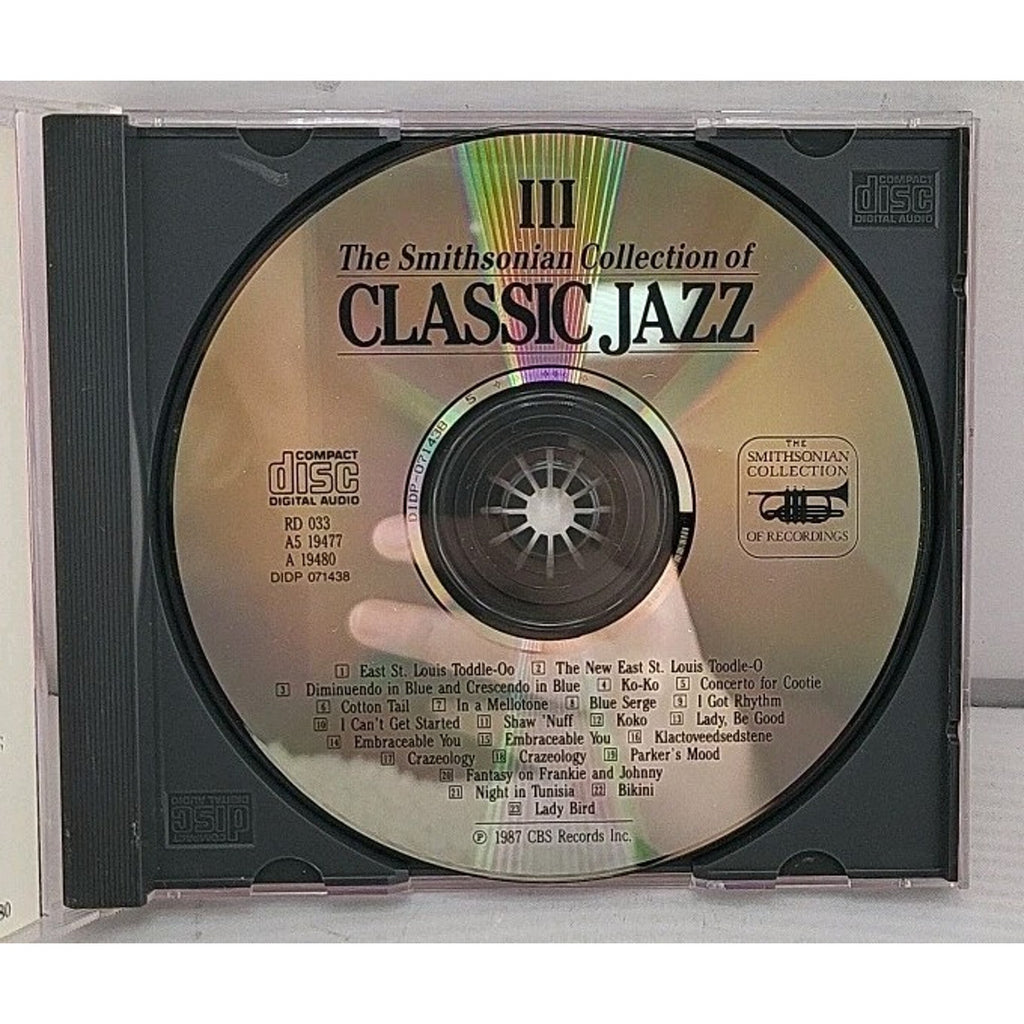 Smithsonian Collection of Classic Jazz, Vol. 3 by Various Artists (CD, Oct-1991,