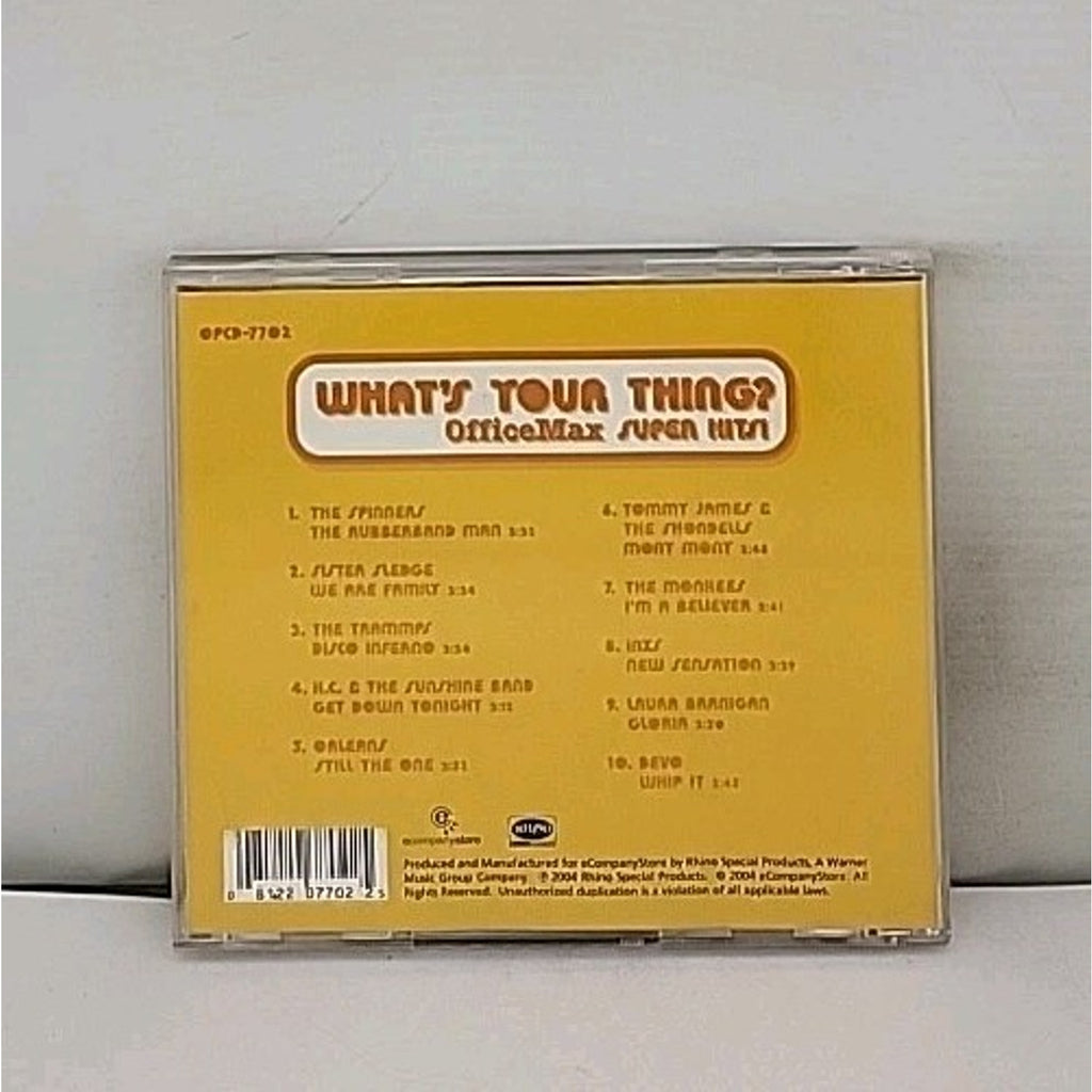 What's Your Thing? - CD Oldies Monkees Devo Sister Sledge Orleans Others
