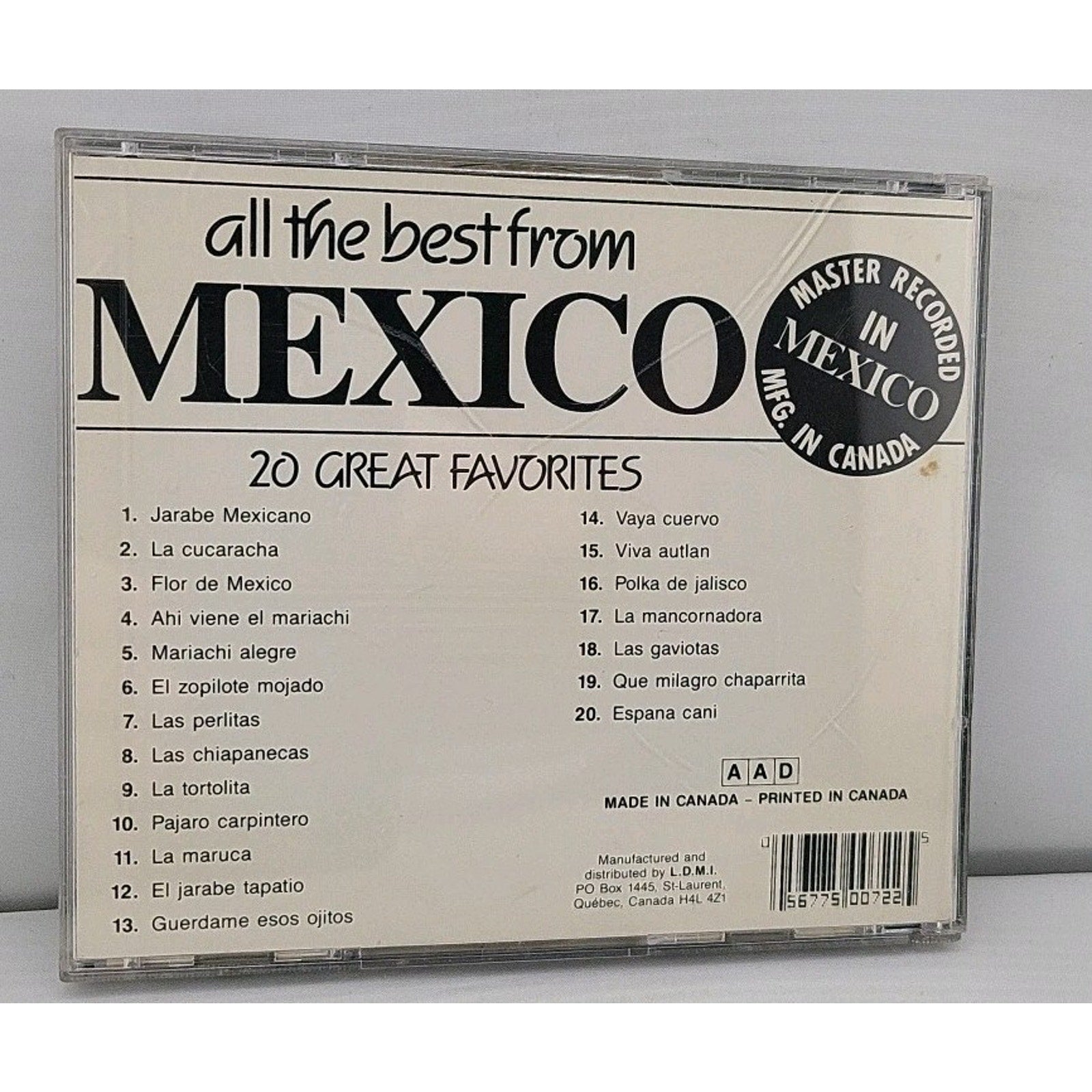 Mexico-All the Best from by Various (CD, 1994)