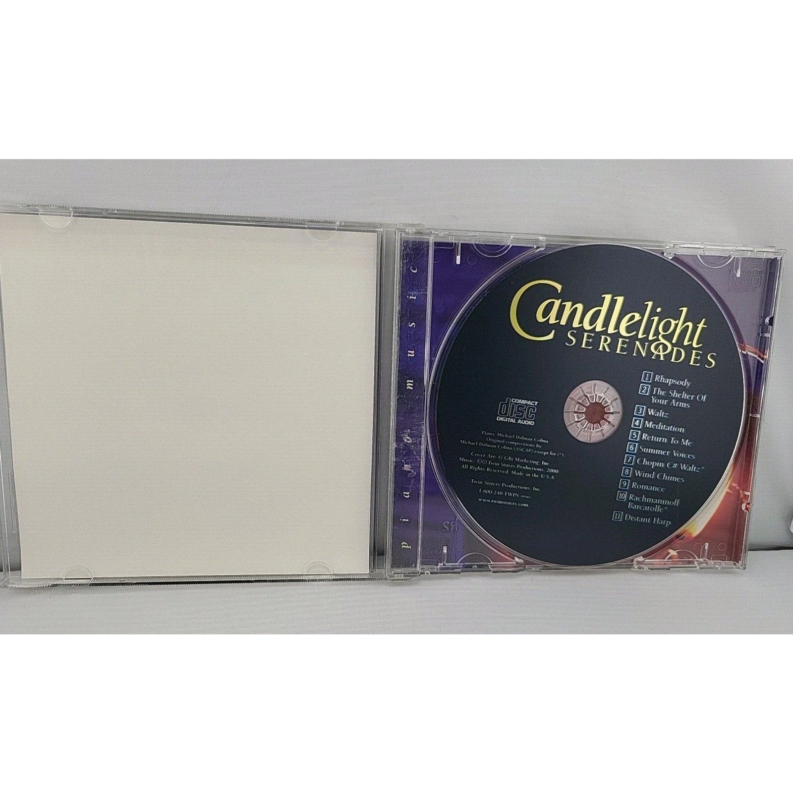 Candlelight Serenades - Audio CD By Michael Dalmar Colina
