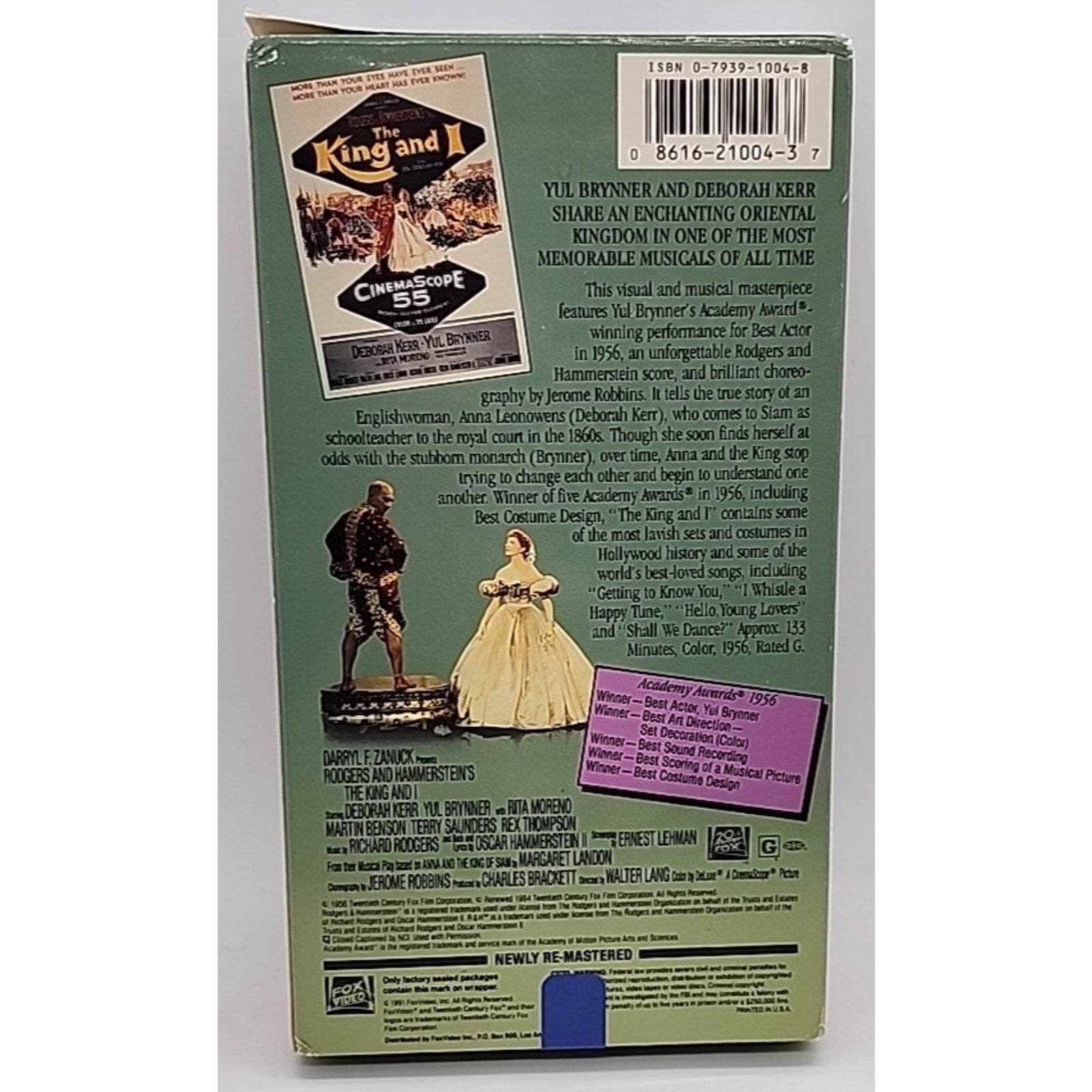 The King and I (VHS, 1991)