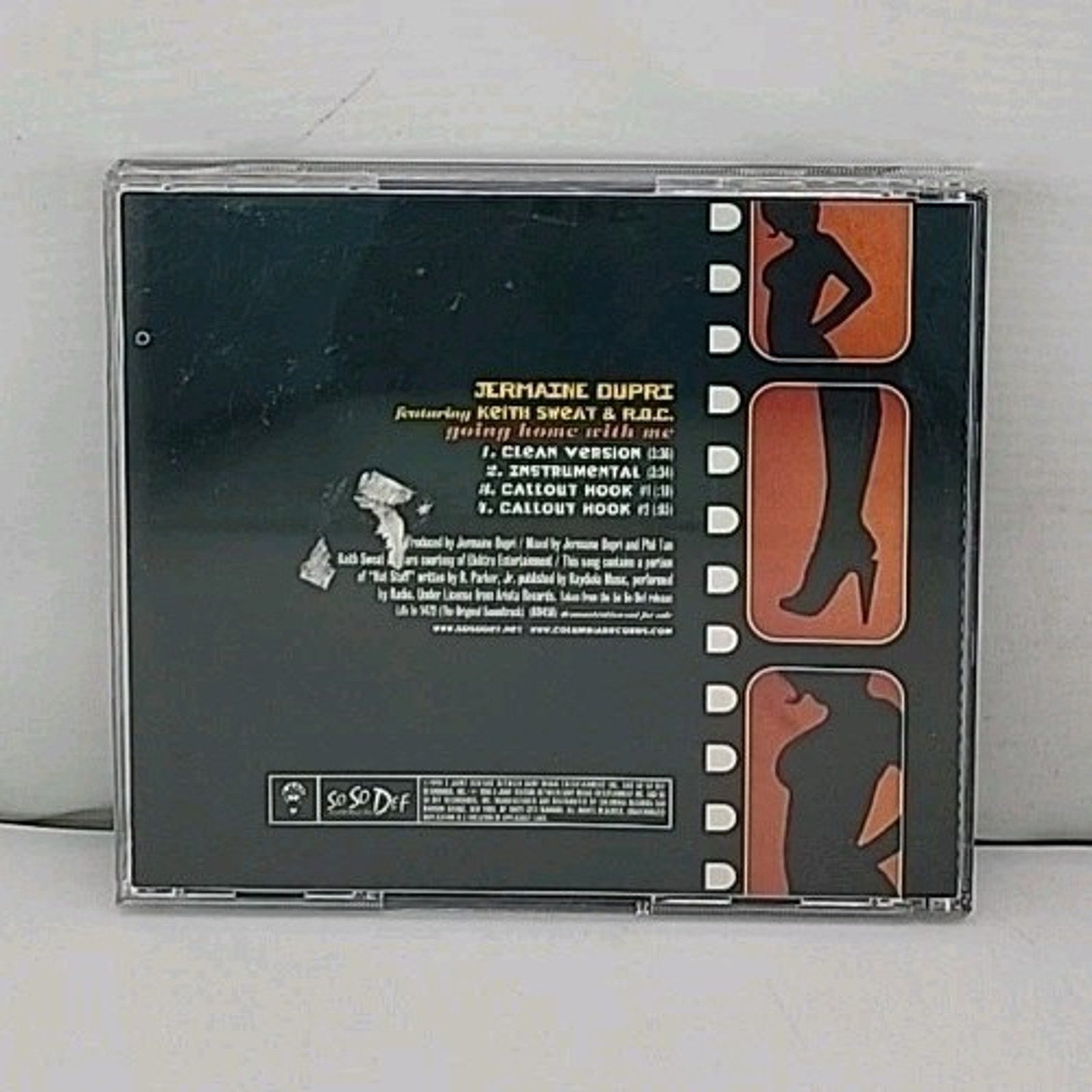 Jermaine Dupri Featuring Keith Sweat & R.O.C. - Going Home With Me (CD, Promo)