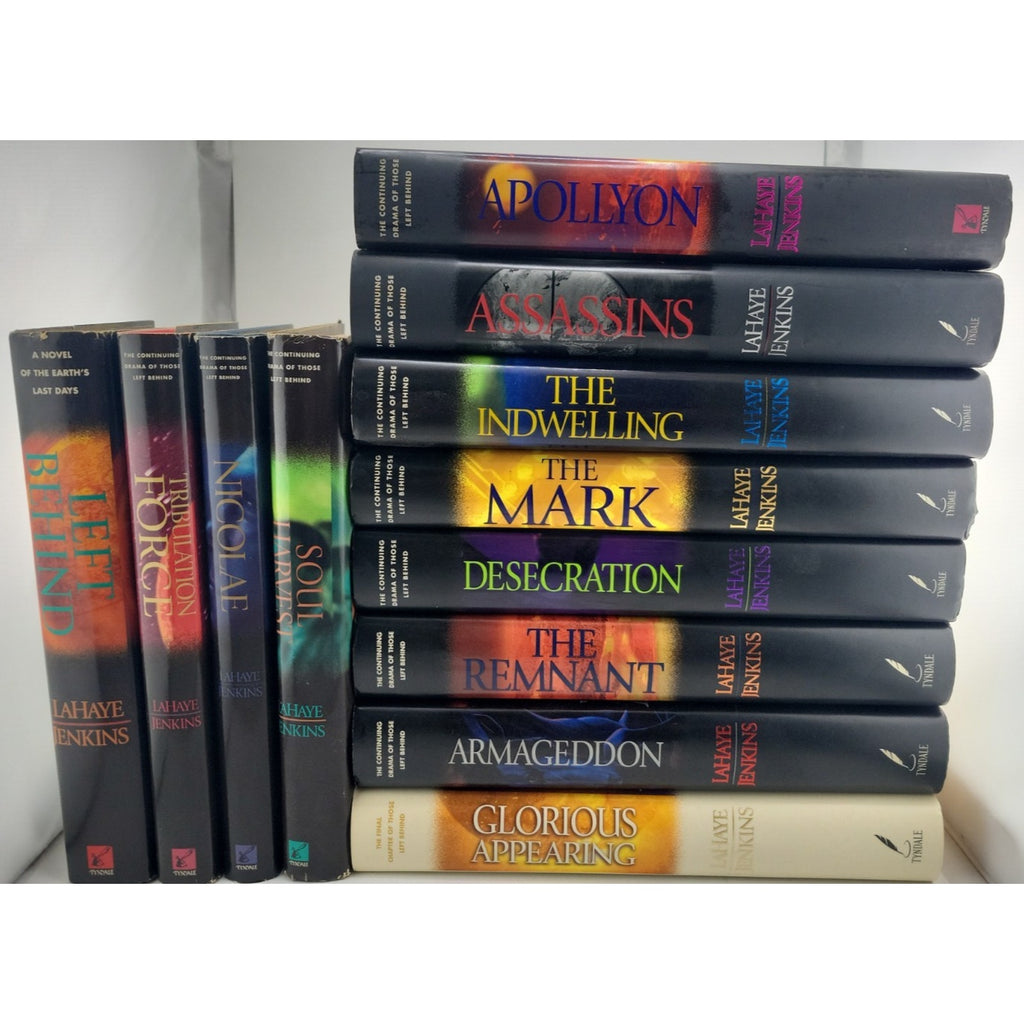 Left Behind Lot Complete Original Series: Set of 12 LaHaye Jenkin Hardcover Lot