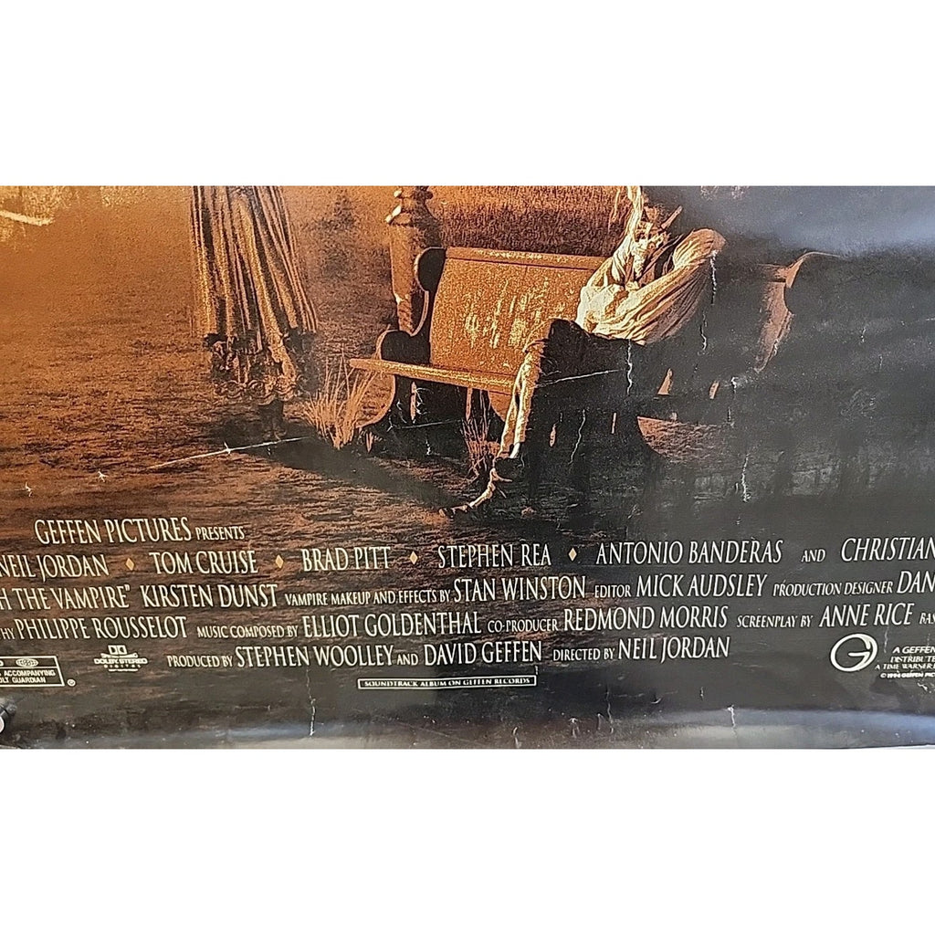 Interview with the Vampire Original Movie Poster S/S 27x40 1994 Tom Cruise
