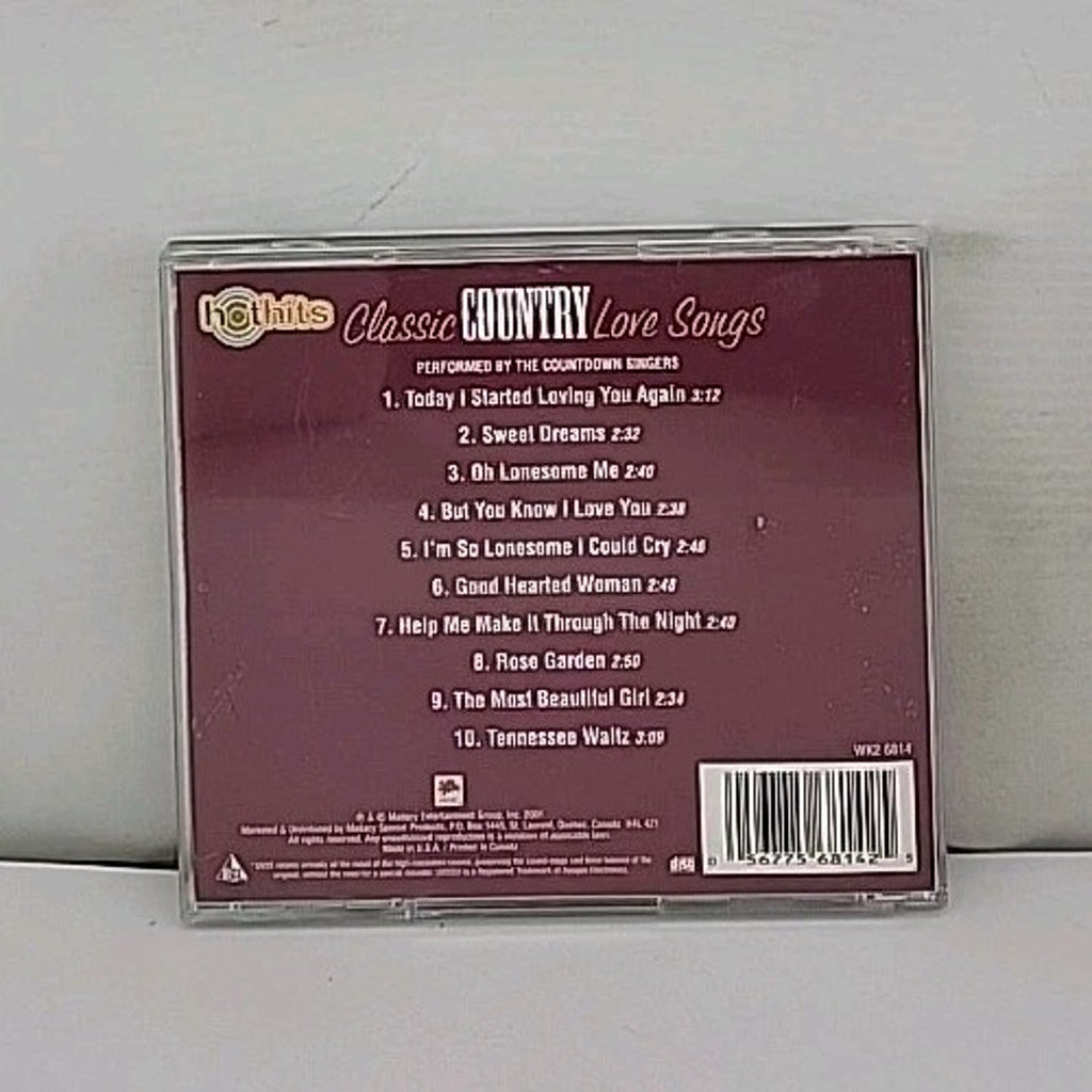 Classic Country Love Songs, Vol. 1 by The Countdown Singers (CD, 2001, Madacy)