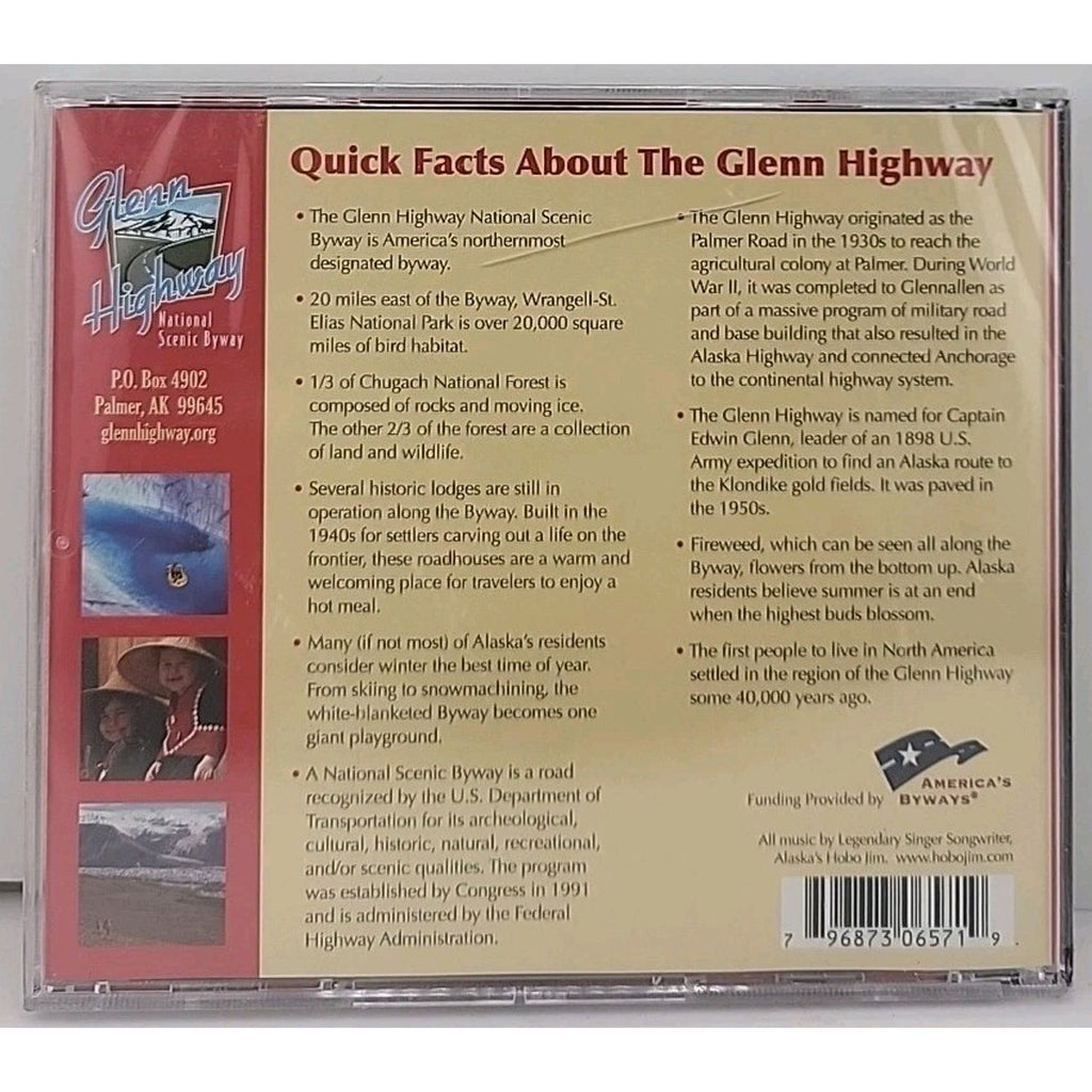 Glenn Highway National Scenic Byway Personal Audio Guide - CD *Brand New*