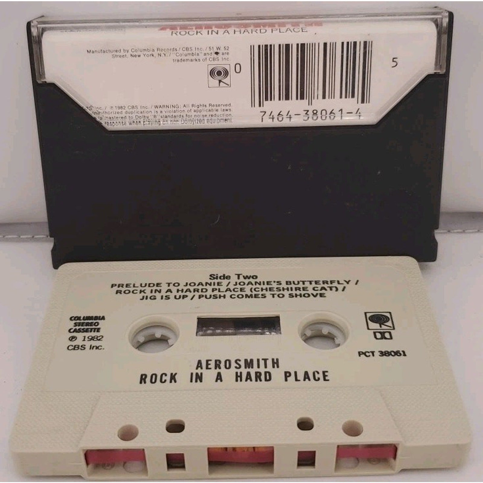 Aerosmith Rock In A Hard Place Cassette 1982