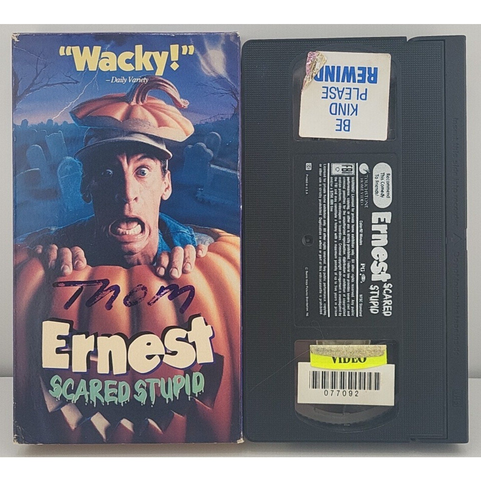Ernest Scared Stupid (VHS, 1992)