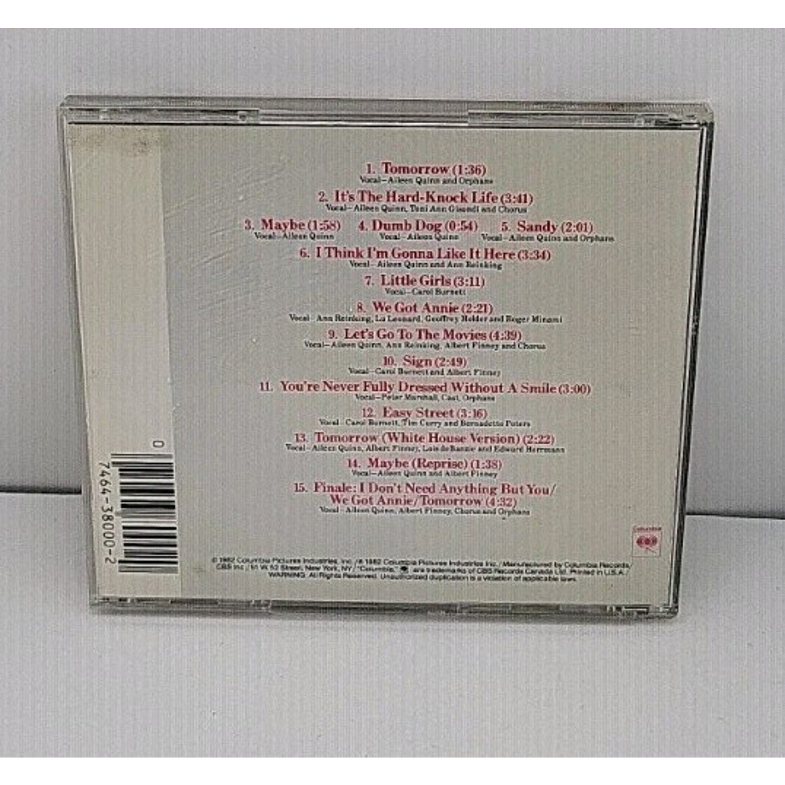 Soundtrack by Annie (CD, 1990)