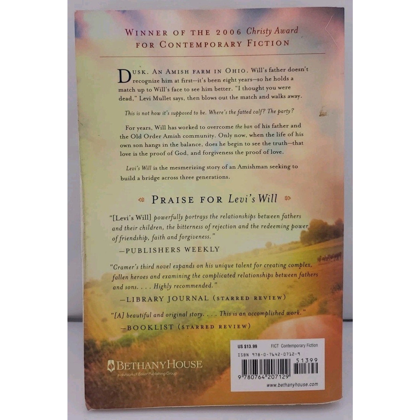 Levi's Will by W. Dale Cramer (2009, Trade Paperback)