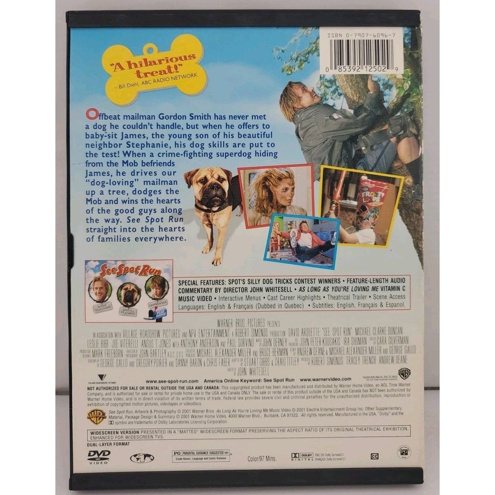 See Spot Run (DVD, 2001)