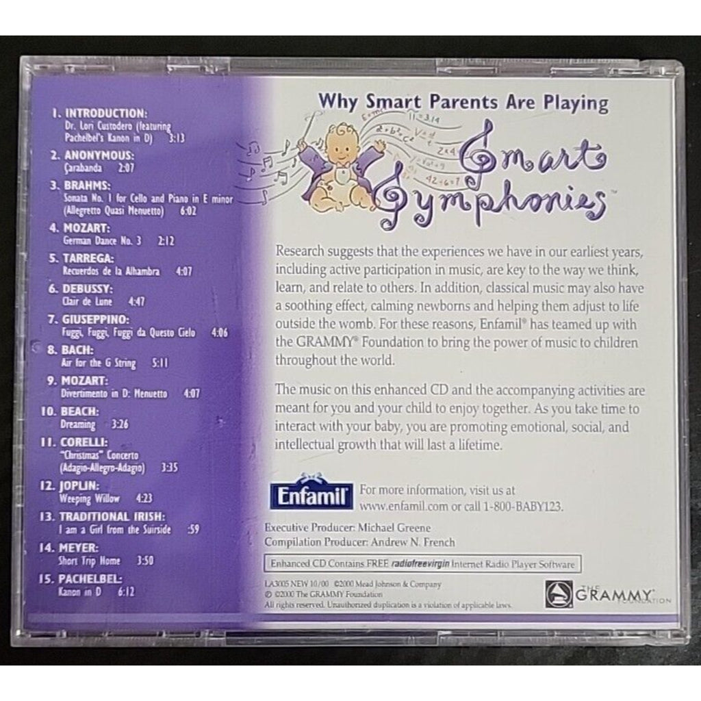 Smart Symphonies for Baby’s Development CD Enfamil 2000 (The Grammy Foundation)