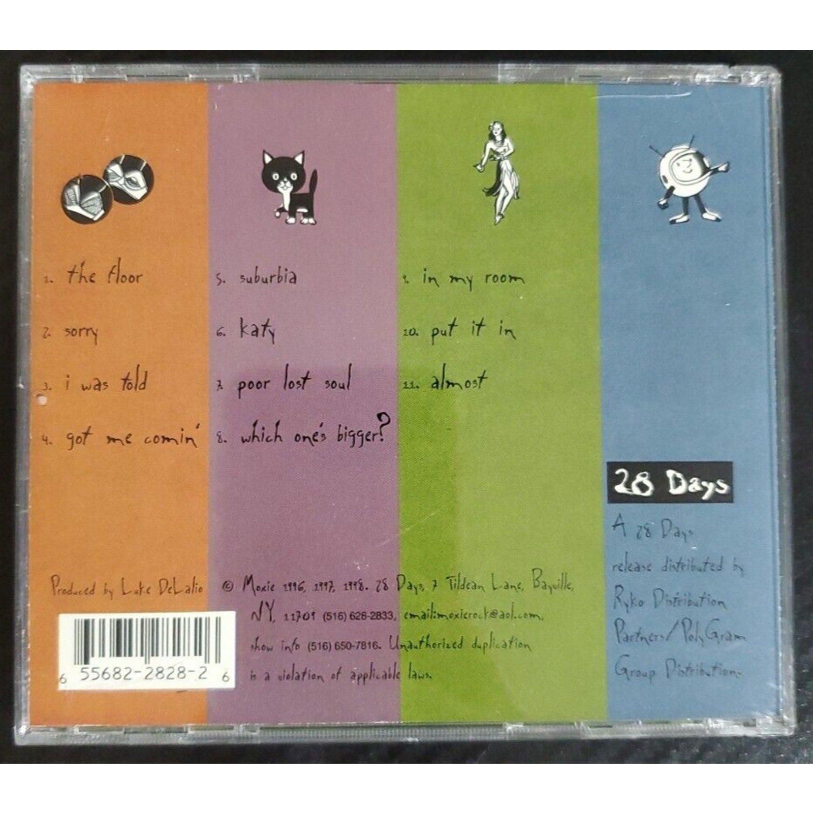 Floor by Moxie (CD, Apr-1998, 28 Days Records)