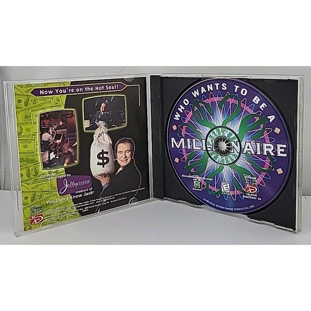 Who Wants to Be a Millionaire CD-ROM Jewel Case (PC, 2000)