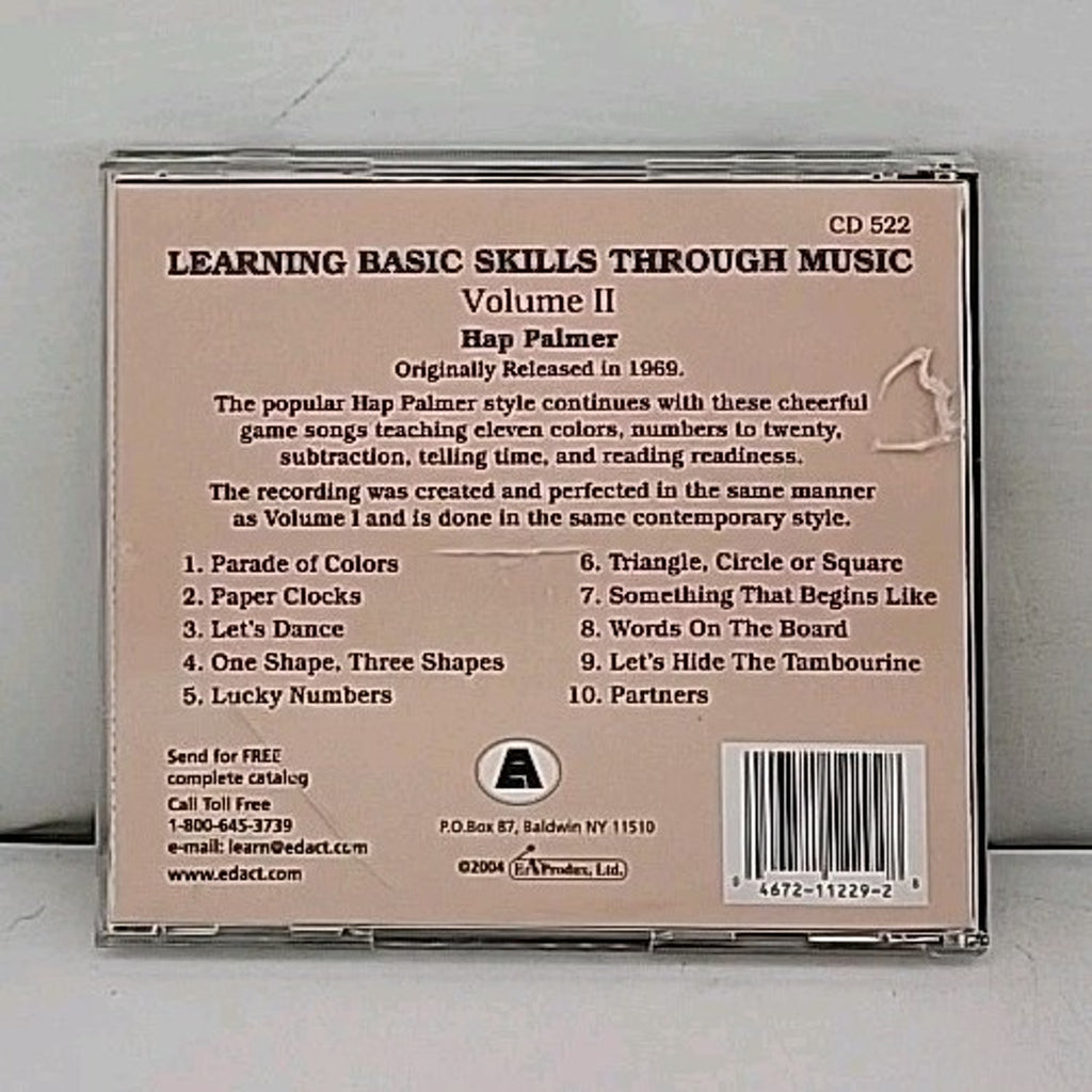 Learning Basic Skills Through Music-Vol. 2 by Palmer, Hap (CD, 1987)