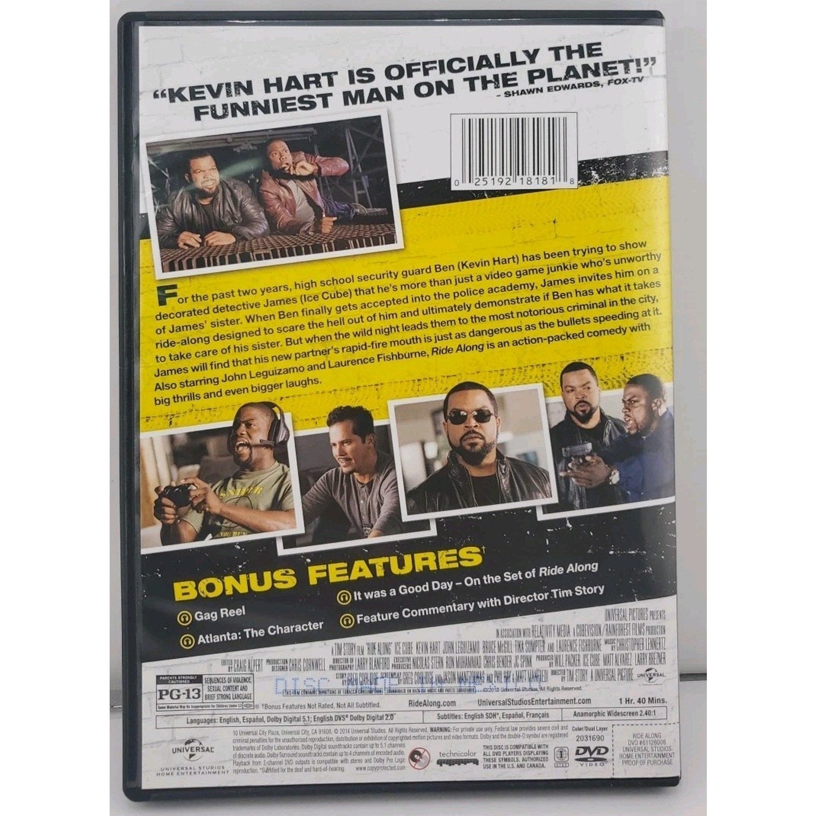 Ride Along (DVD, 2014)
