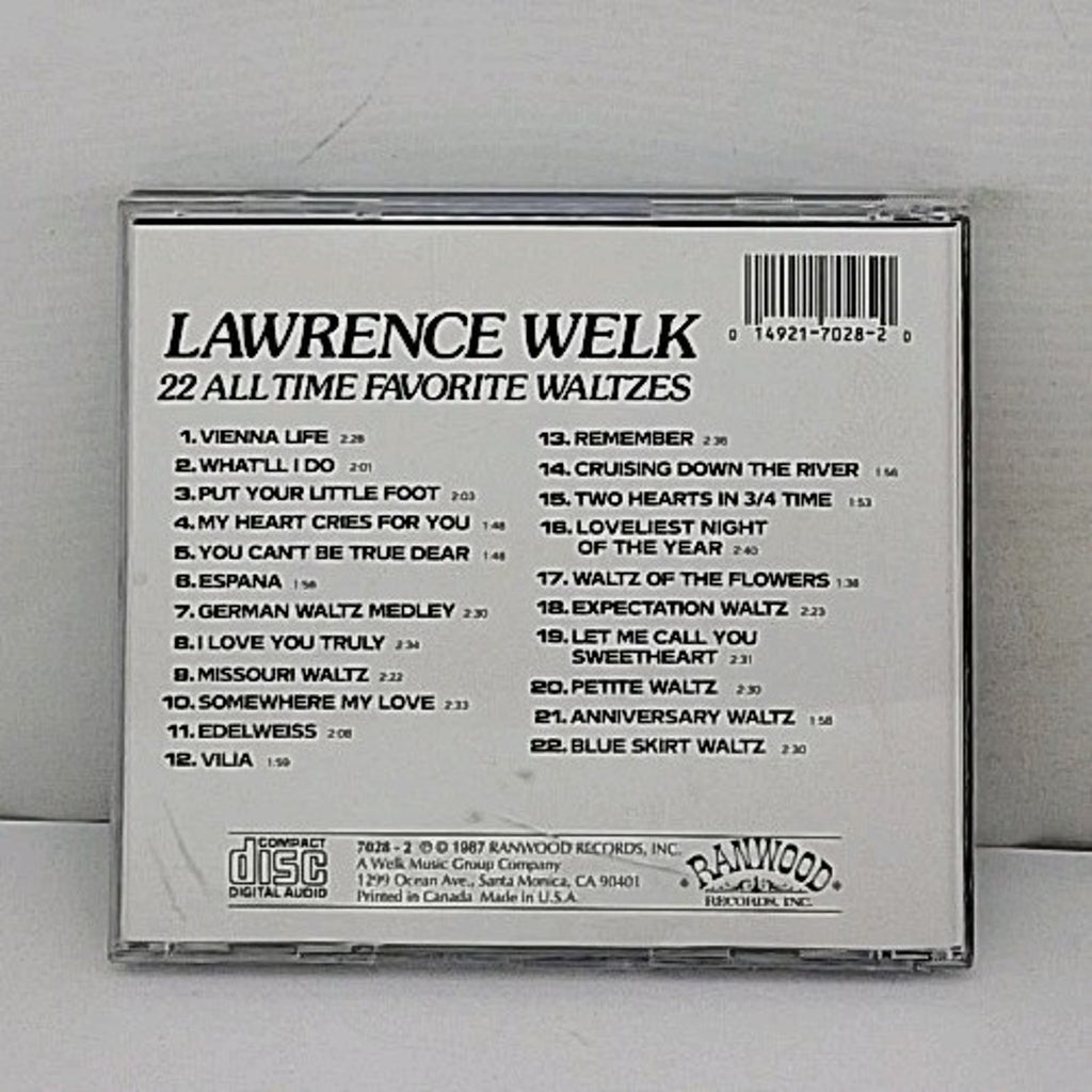 22 All Time Favorite Waltzes by Welk, Lawrence (CD, 1991)