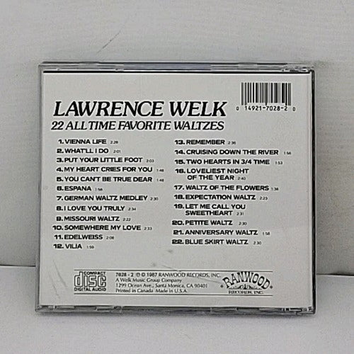 22 All Time Favorite Waltzes by Welk, Lawrence (CD, 1991)