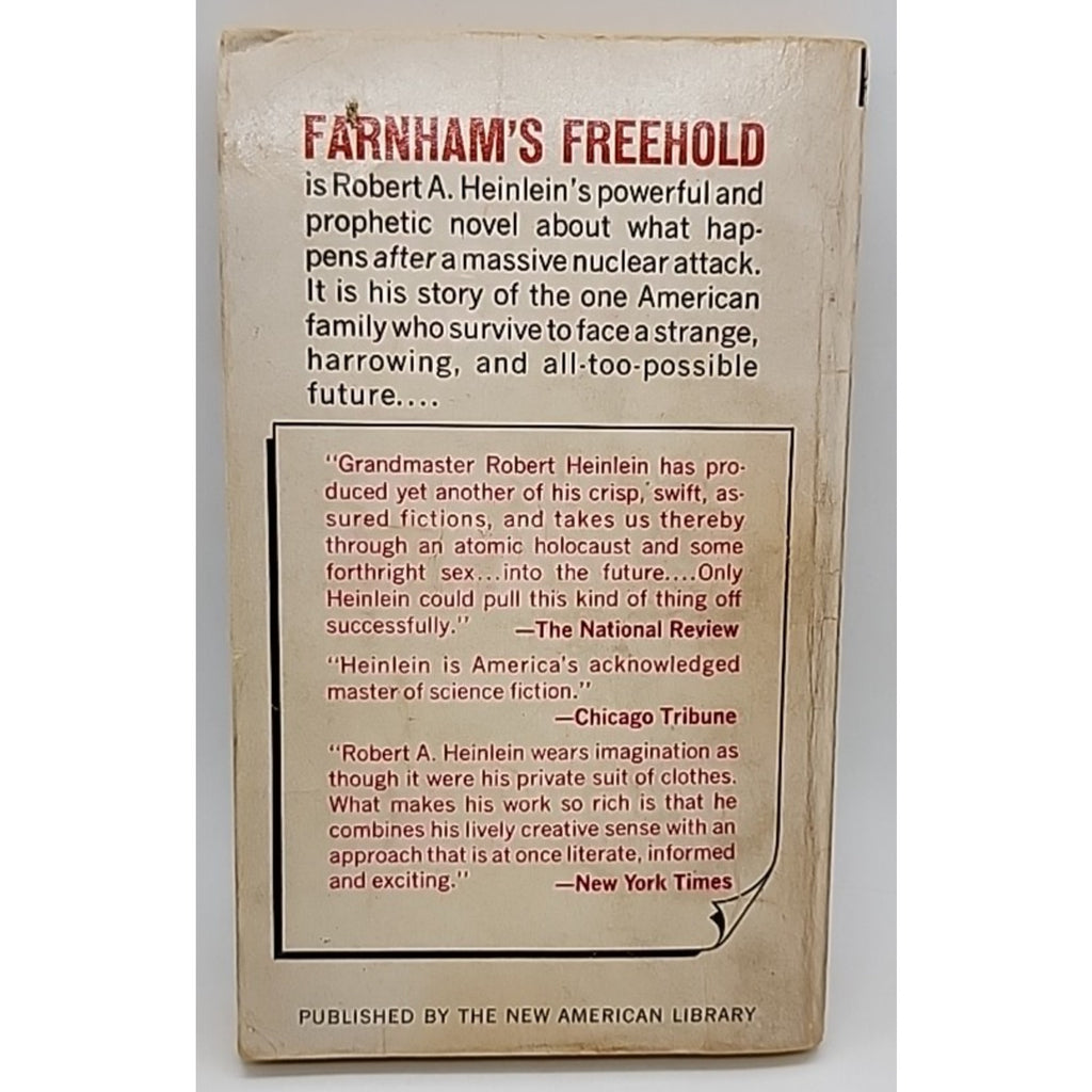 Robert A. Heinlein, Farnham's Freehold, 1965 Signet (Paperback)