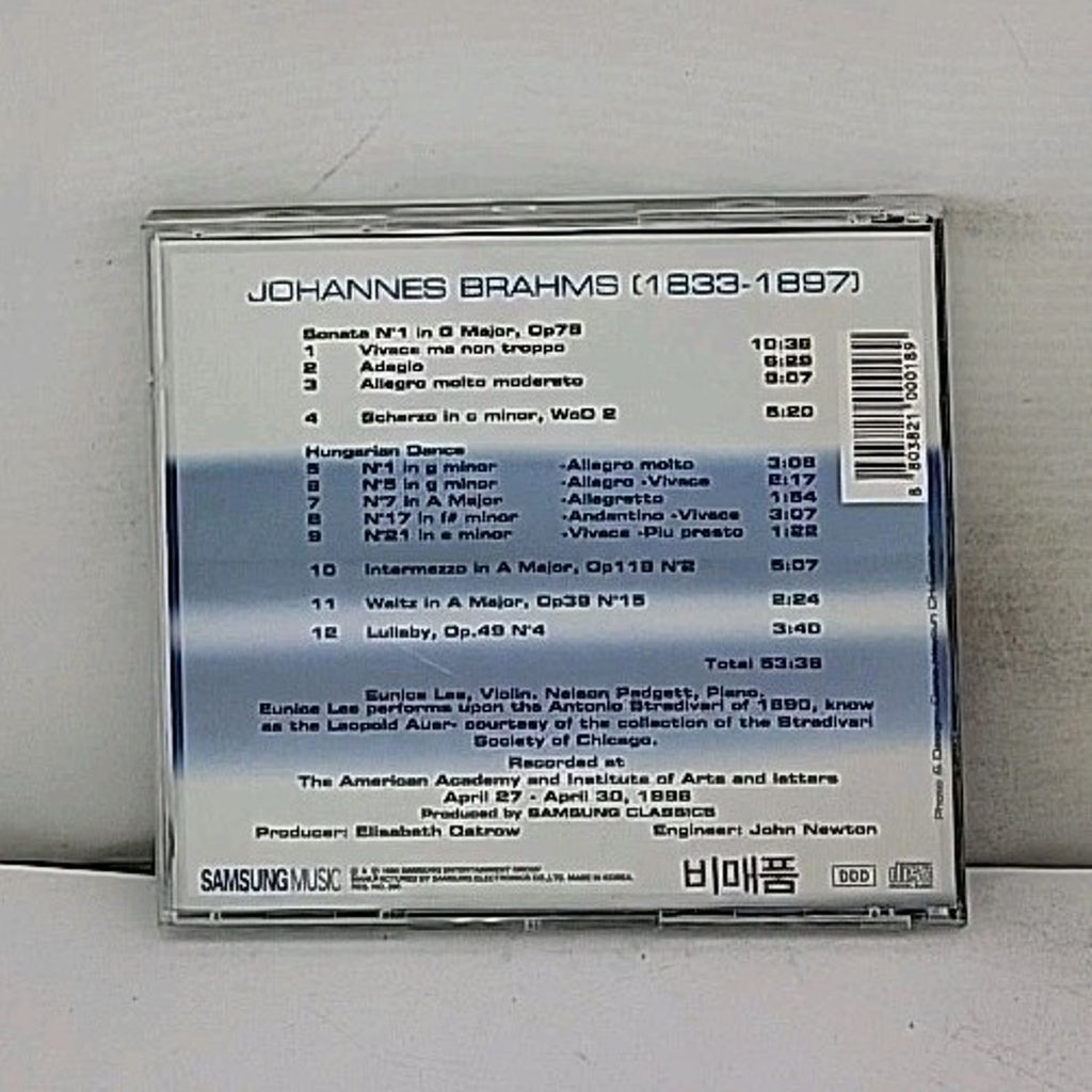In Memory Of Rain - Brahms - Eunice Lee - Nelson Padgett CD