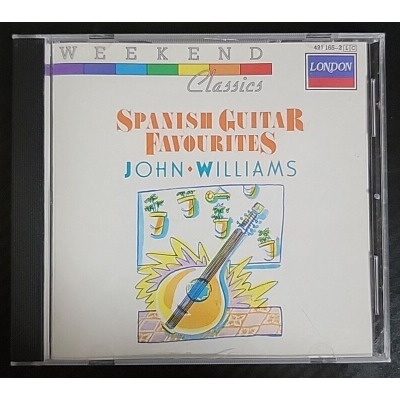 Spanish Guitar Favourites by John Williams (CD, 1989, London Records)