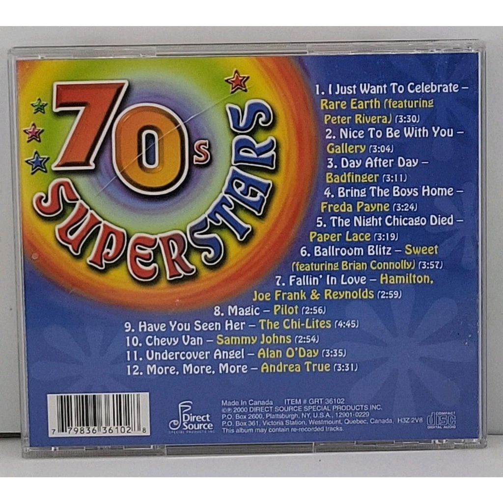 70's Superstars by Various (CD, 2001)