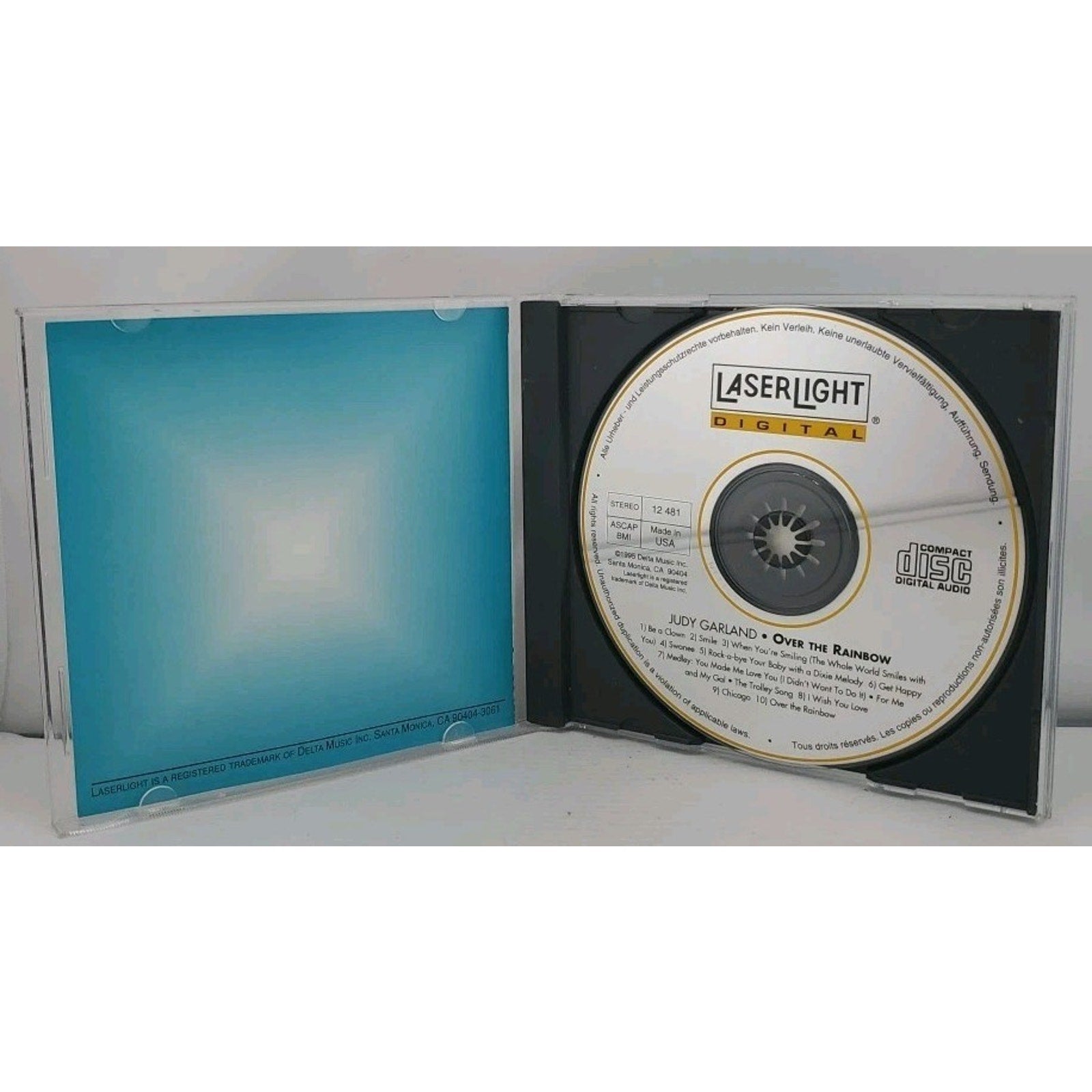 Over the Rainbow by Judy Garland (CD, 1995)