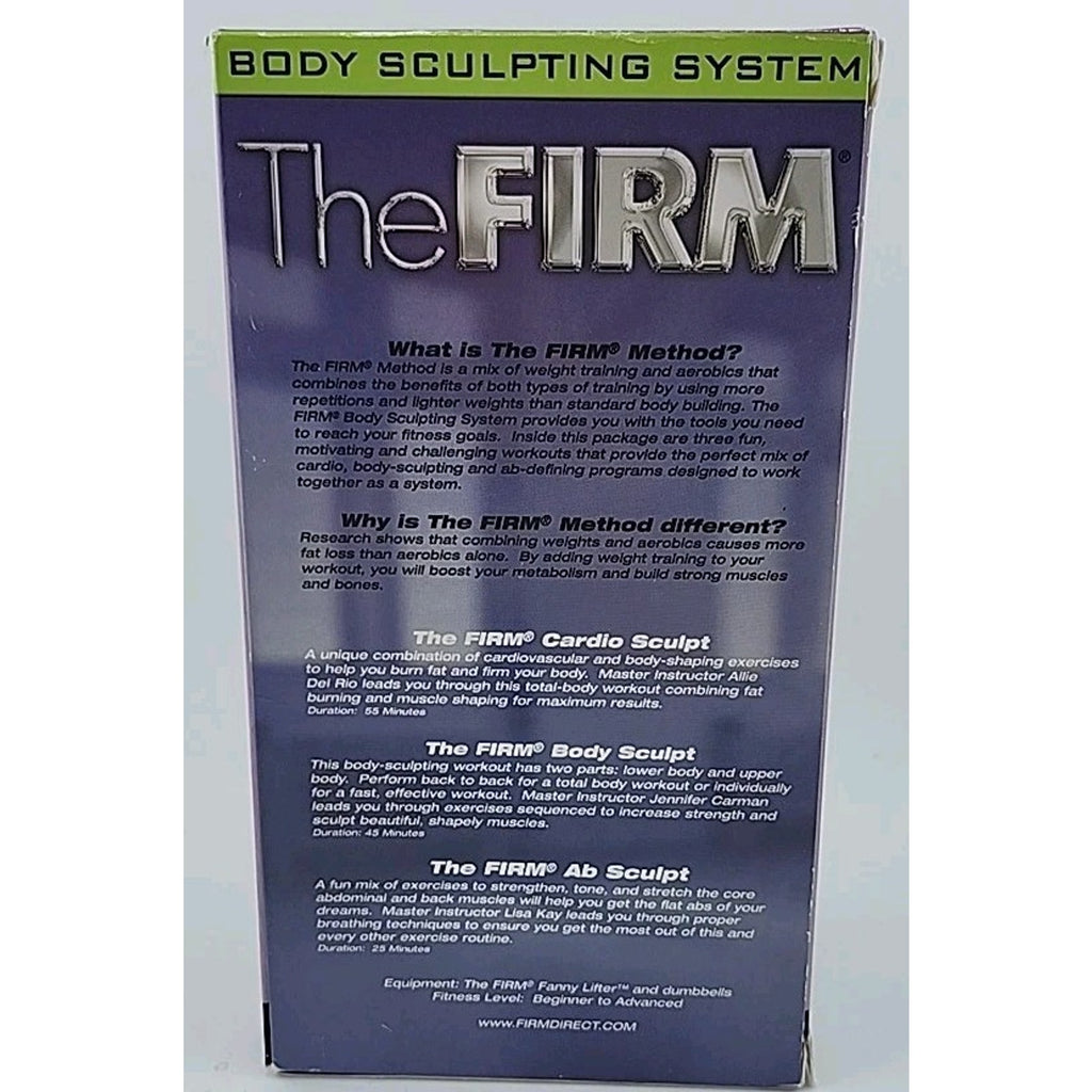 The Firm - Body Sculpting System: 3-Pack (VHS, 2002)