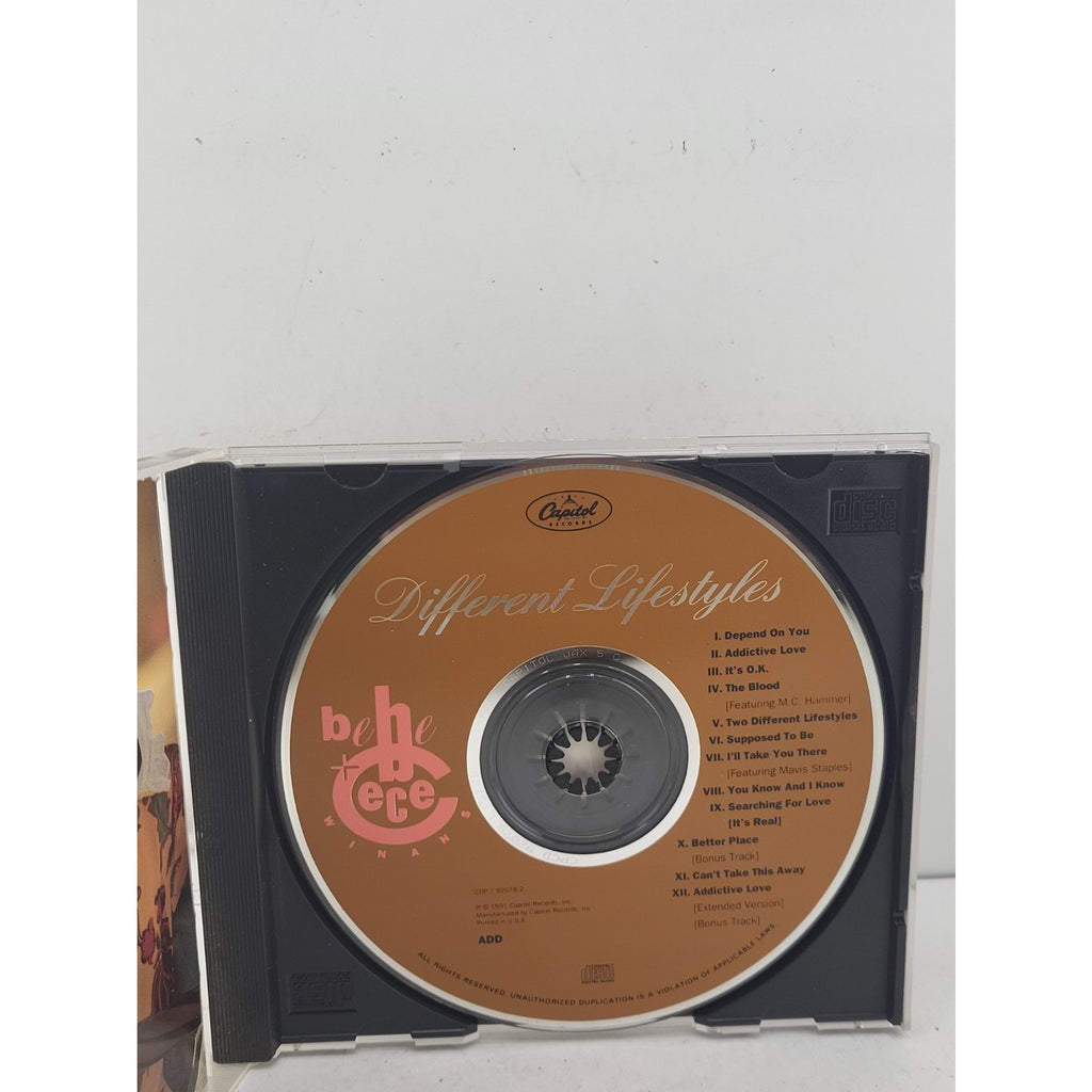 Different Lifestyles by Bebe & Cece Winans (CD, 1991)