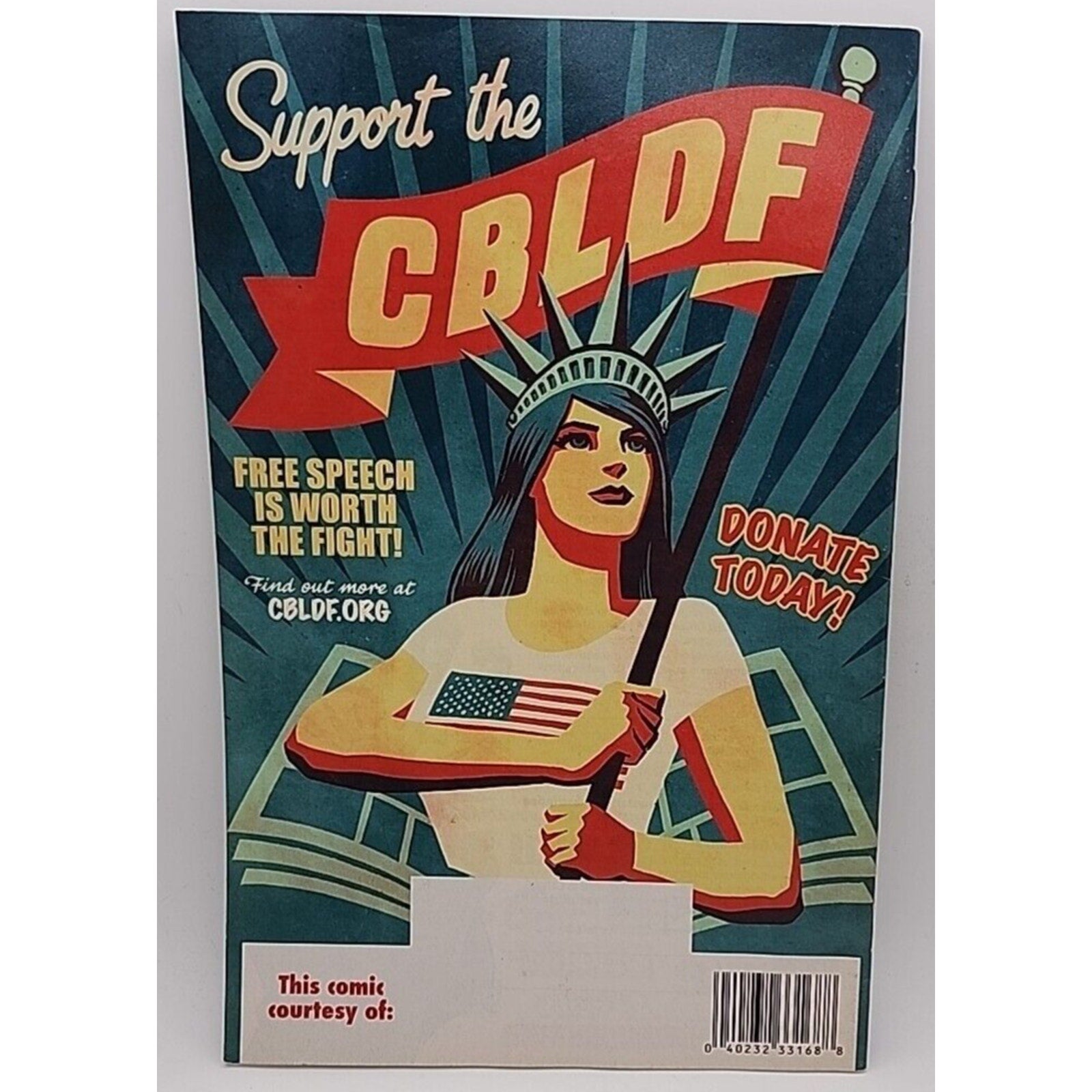 Help The CBLDF...Defend Comics FCBD 2016 Free Comic Book Day