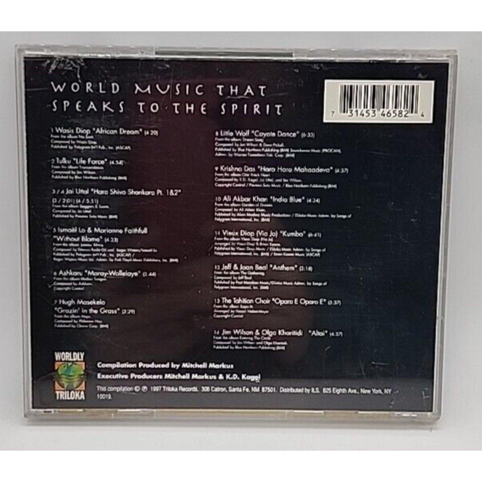 World Music That Speaks to the Spirit by Various Artists (CD, Jan-1998, Triloka)