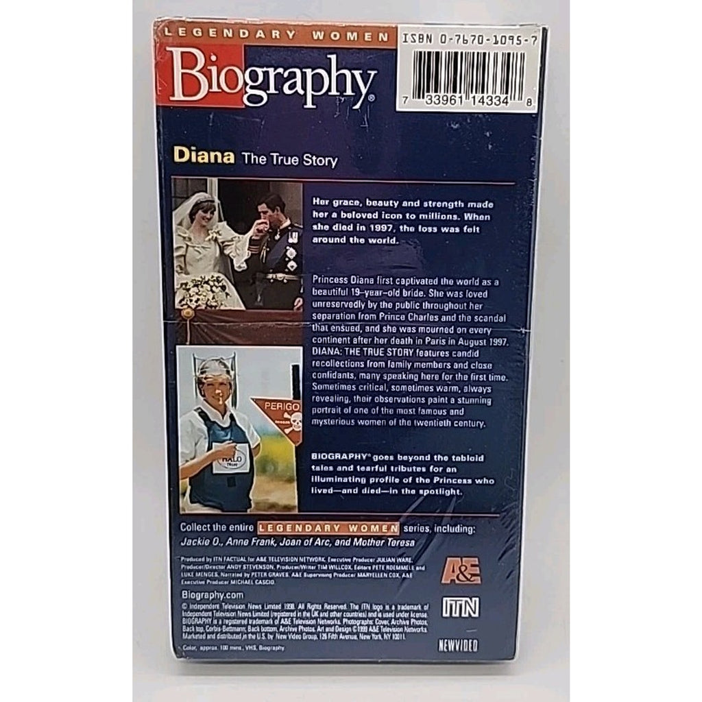 Biography: Diana (VHS, 1998) *Brand New*