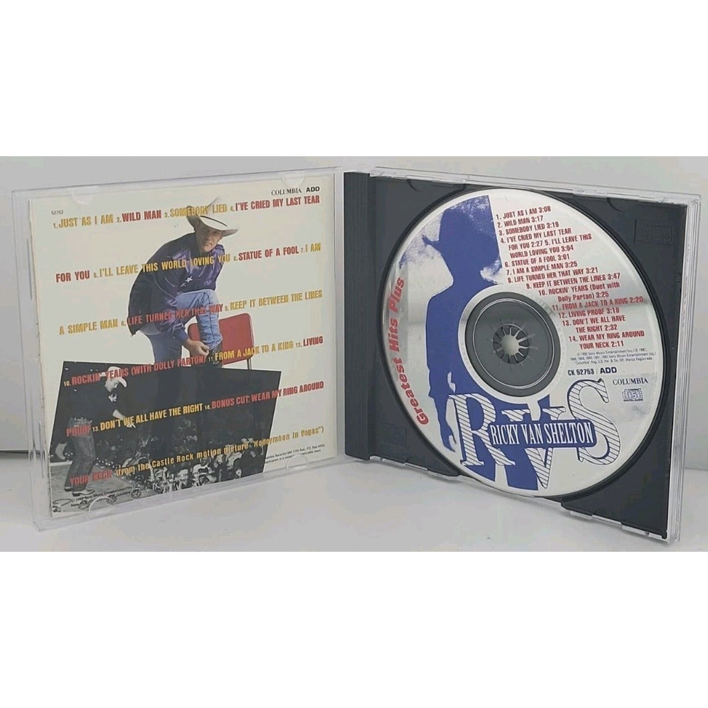 Greatest Hits Plus by Ricky Van Shelton (CD, 1992)