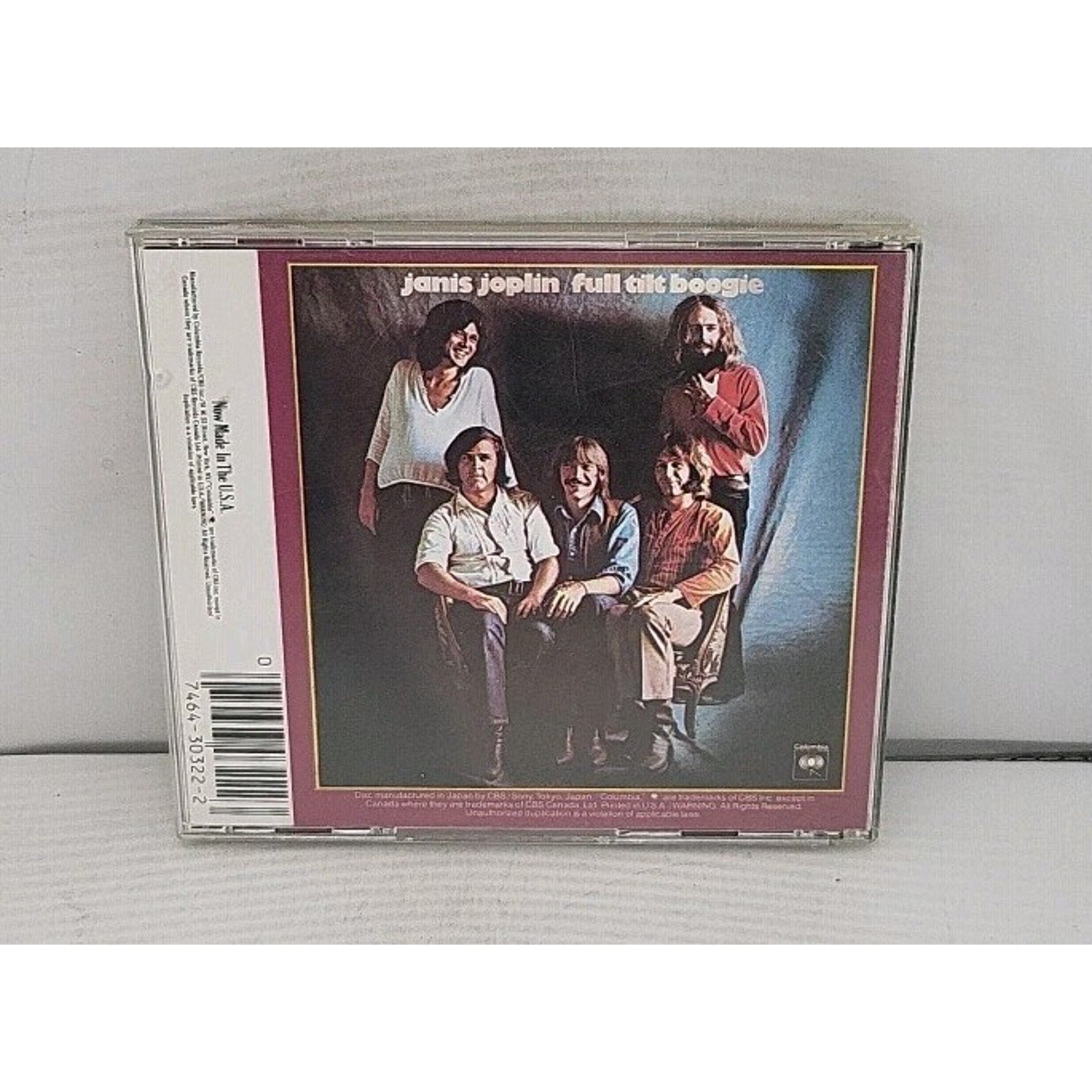 Pearl by Janis Joplin & the Full Tilt Boogie Band/Janis Joplin (CD, Oct-1990,...